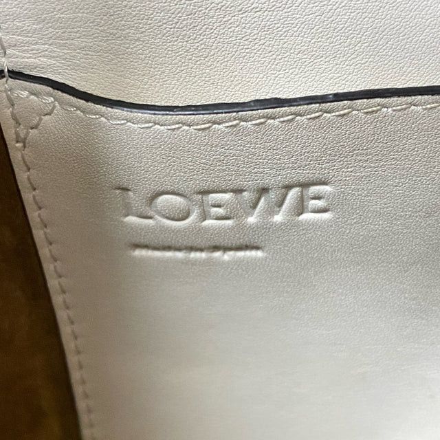 Loewe Loewe White Black Calfskin Lazo Bucket Bag Size ONE SIZE - 6 Thumbnail