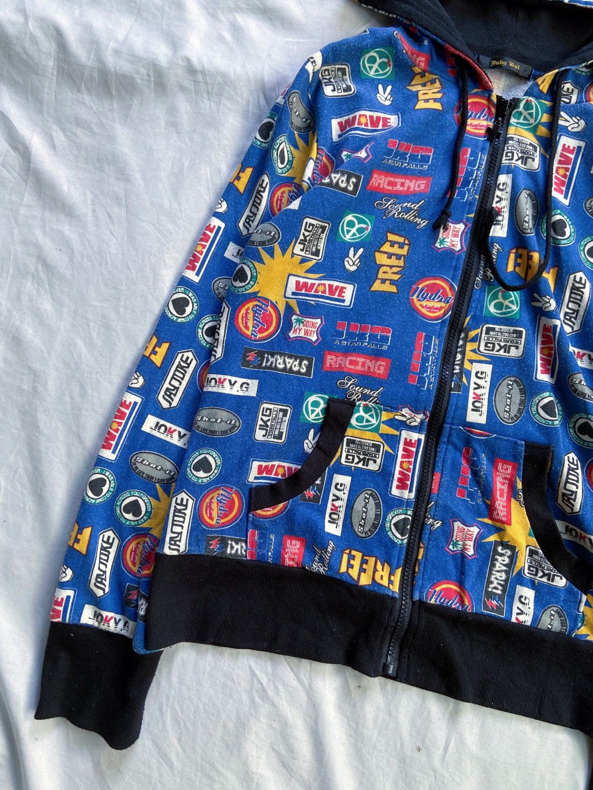 20471120 JAPANESE POP ART ZIP HOODIE hysteric glamour junyawatanabe Size US S / EU 44-46 / 1 - 4 Thumbnail
