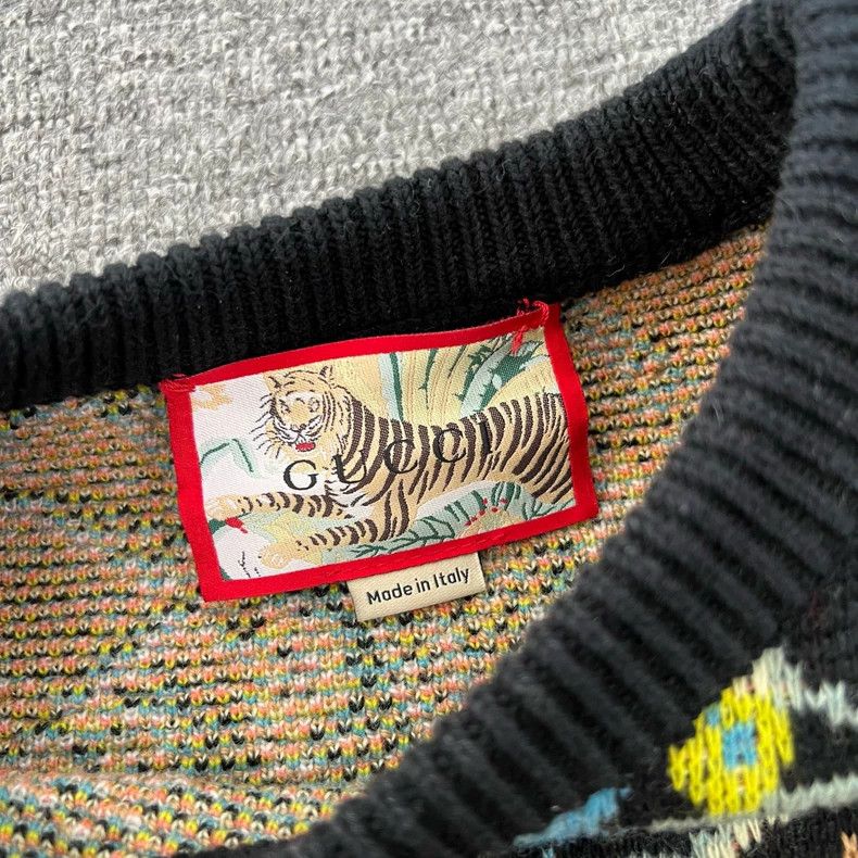Gucci Gucci Year of the Tiger Limited Wool Knitted Round-neck Swe Size US M / EU 48-50 / 2 - 5 Thumbnail