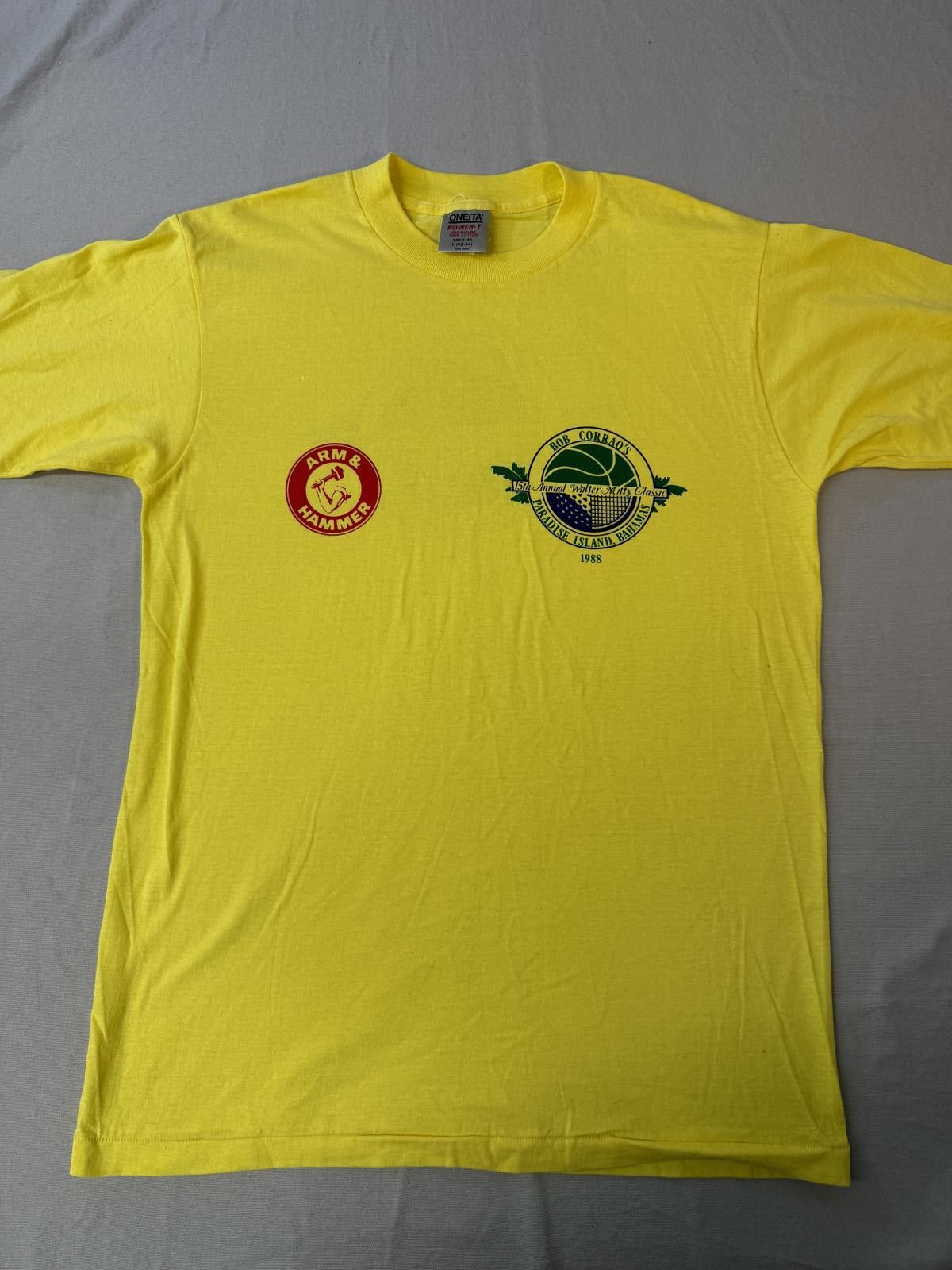 Designer VTG Bob Corrao's T-shirt 1988 Walter Mitty Classic Bahamas Size US L / EU 52-54 / 3 - 1 Thumbnail