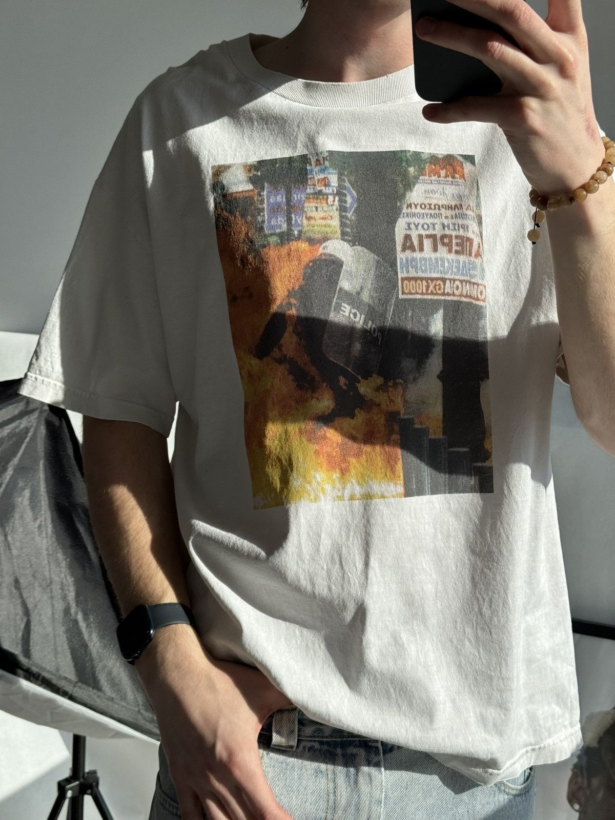 GX1000 GX1000 Terror White T-shirt Charcoal Canvas Skate Size US XL / EU 56 / 4 - 7 Thumbnail