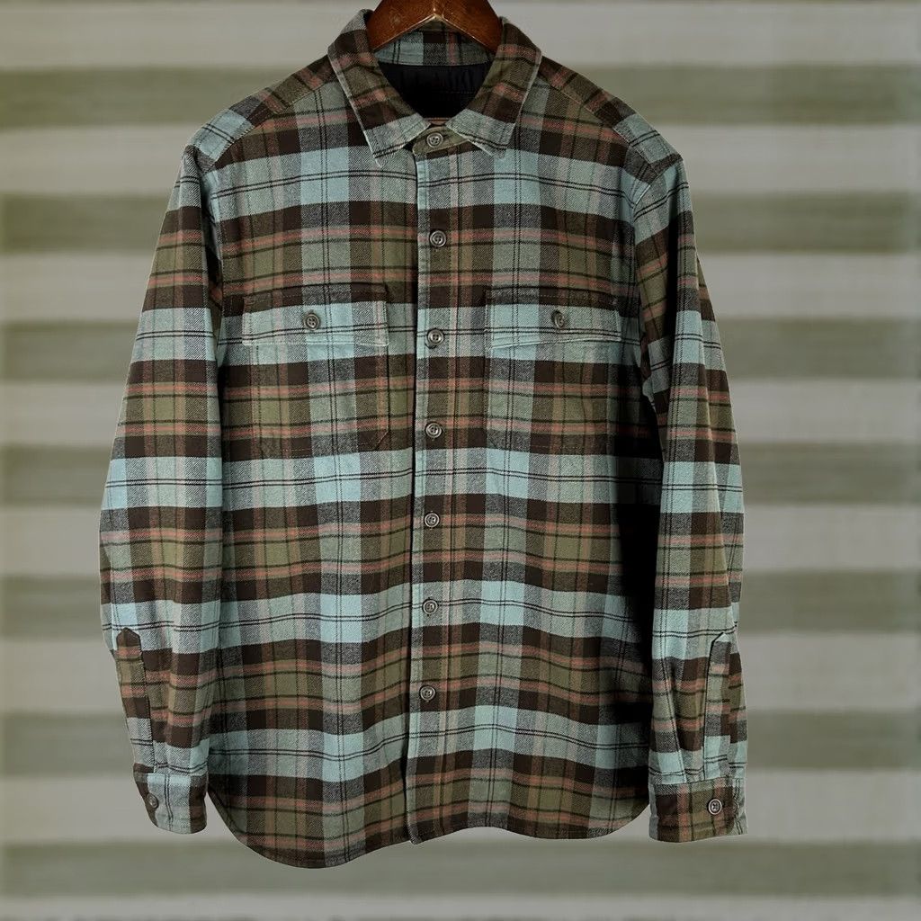 Vintage VINTAGE L.L. Bean Quilted Lined Flannel Shirt Jacket Heavy Plaid Outdoor Men Small Shacket Size US S / EU 44-46 / 1 - 1 Thumbnail