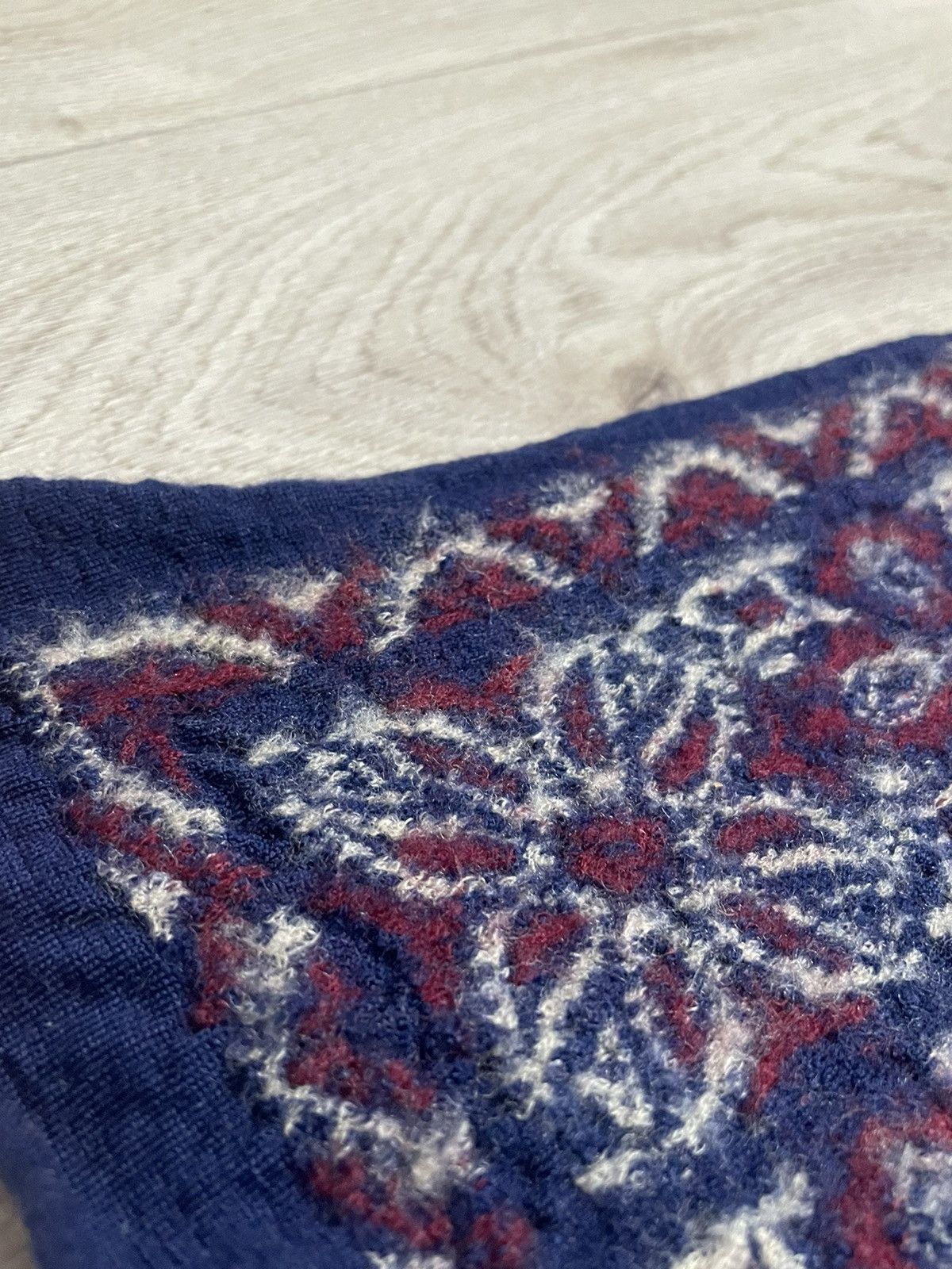 Kapital Archive Kapital Fulling Wool HAPPY Scarf Big Mama Size ONE SIZE - 10 Thumbnail