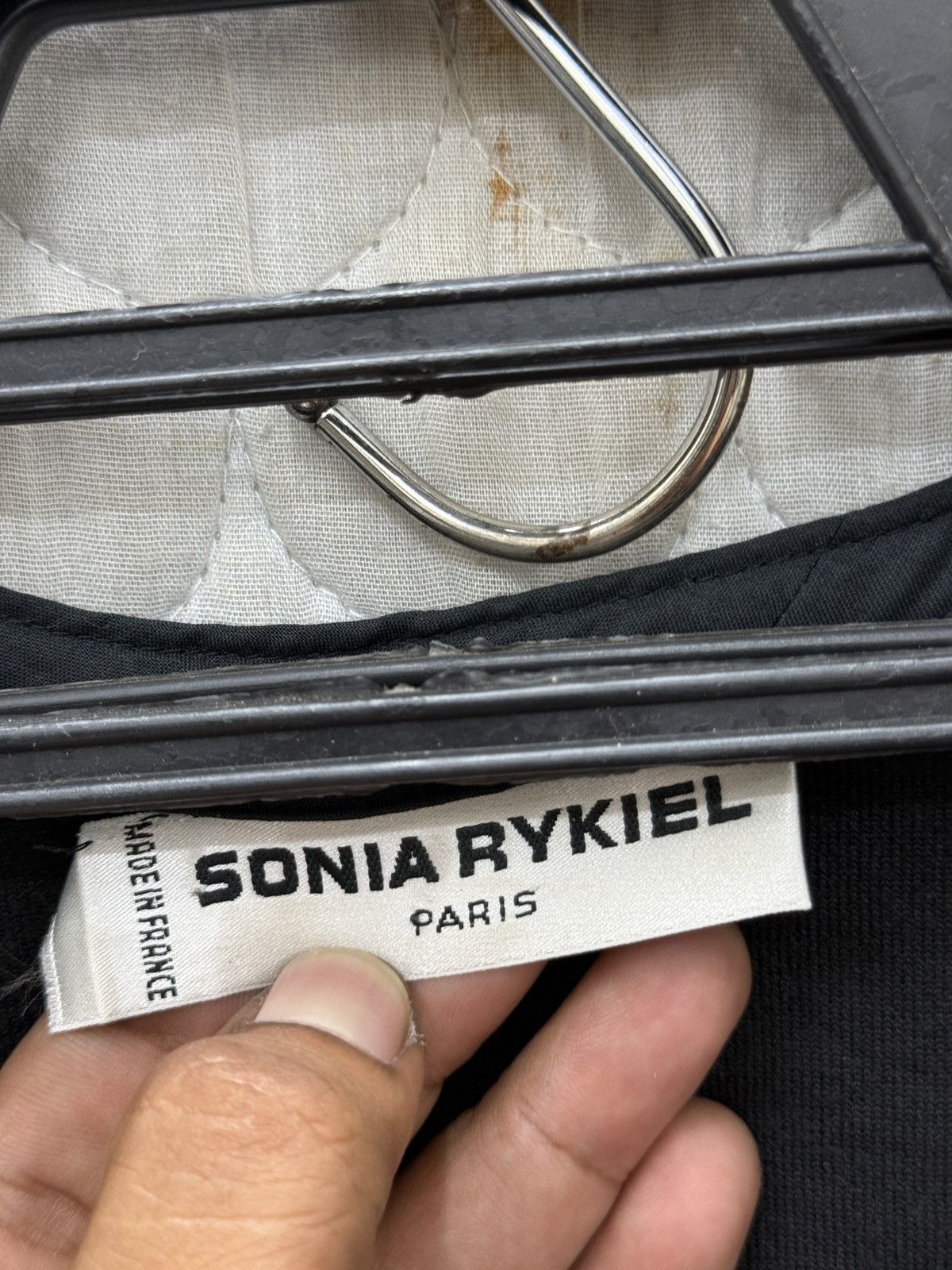 Sonia Rykiel 🔥ARCHIVE SONIA RYKIEL BLACK VELOUR BLOUSE Size M / US 6-8 / IT 42-44 - 4 Thumbnail