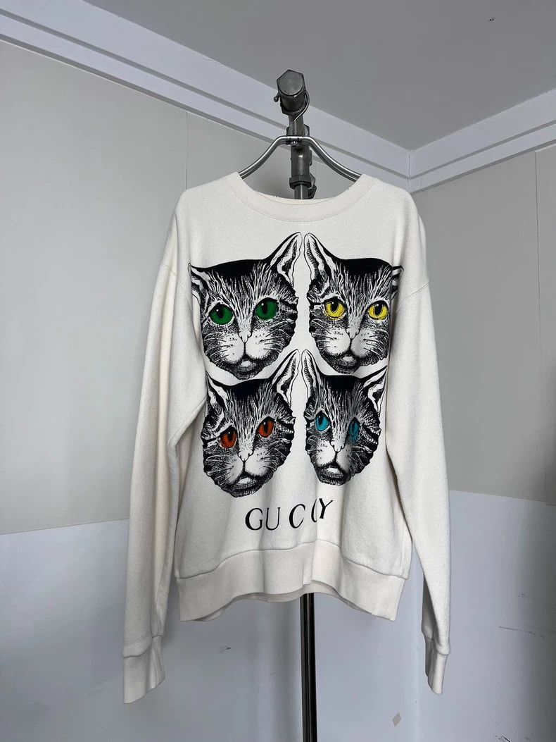 Gucci Gucci Cat sweatshirt 2502-Nextarrow Size US XS / EU 42 / 0 - 1 Thumbnail