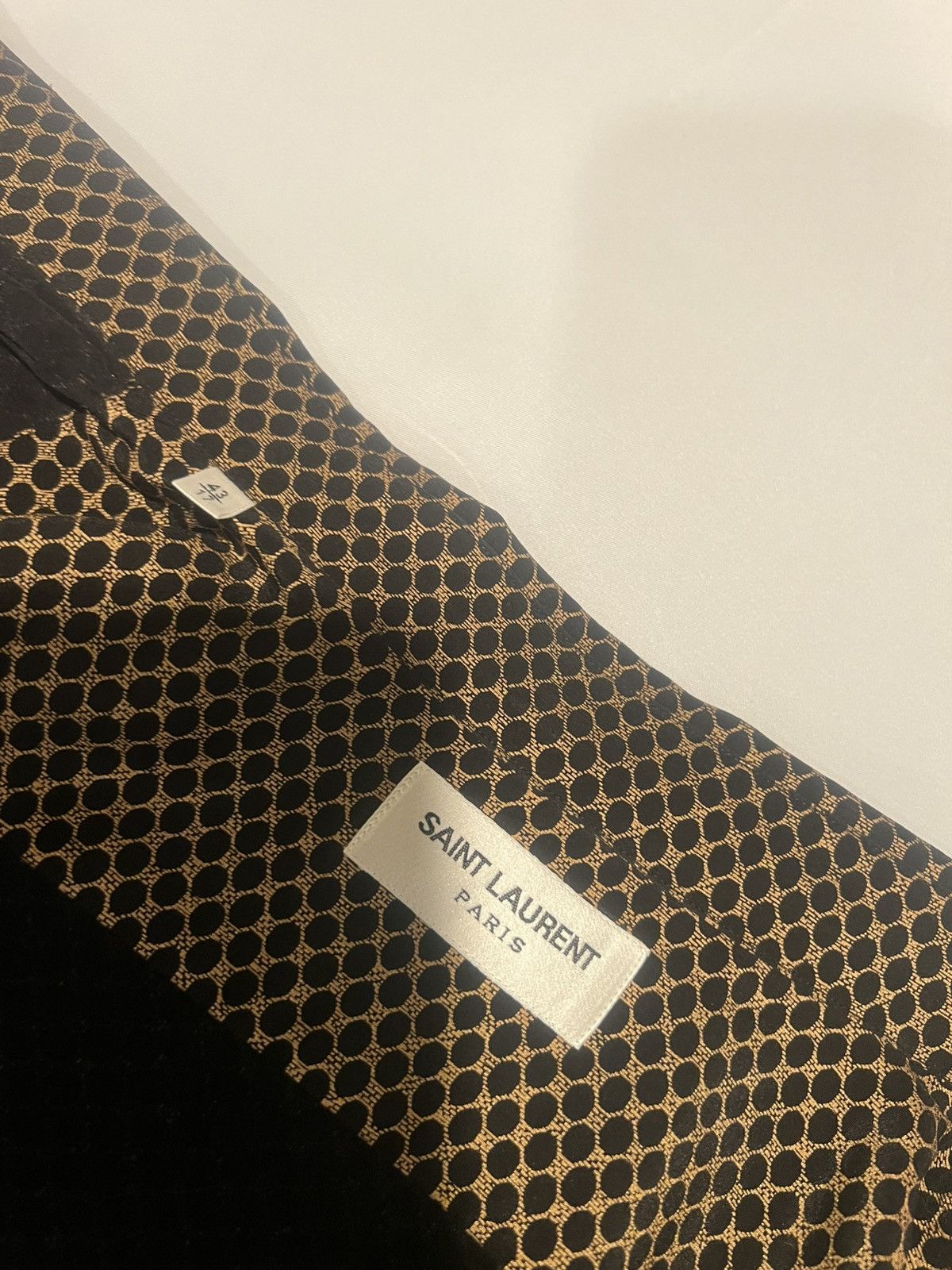 Saint Laurent Paris Saint Laurent silk shirt. 43/17. $1190 Size US XL / EU 56 / 4 - 6 Thumbnail