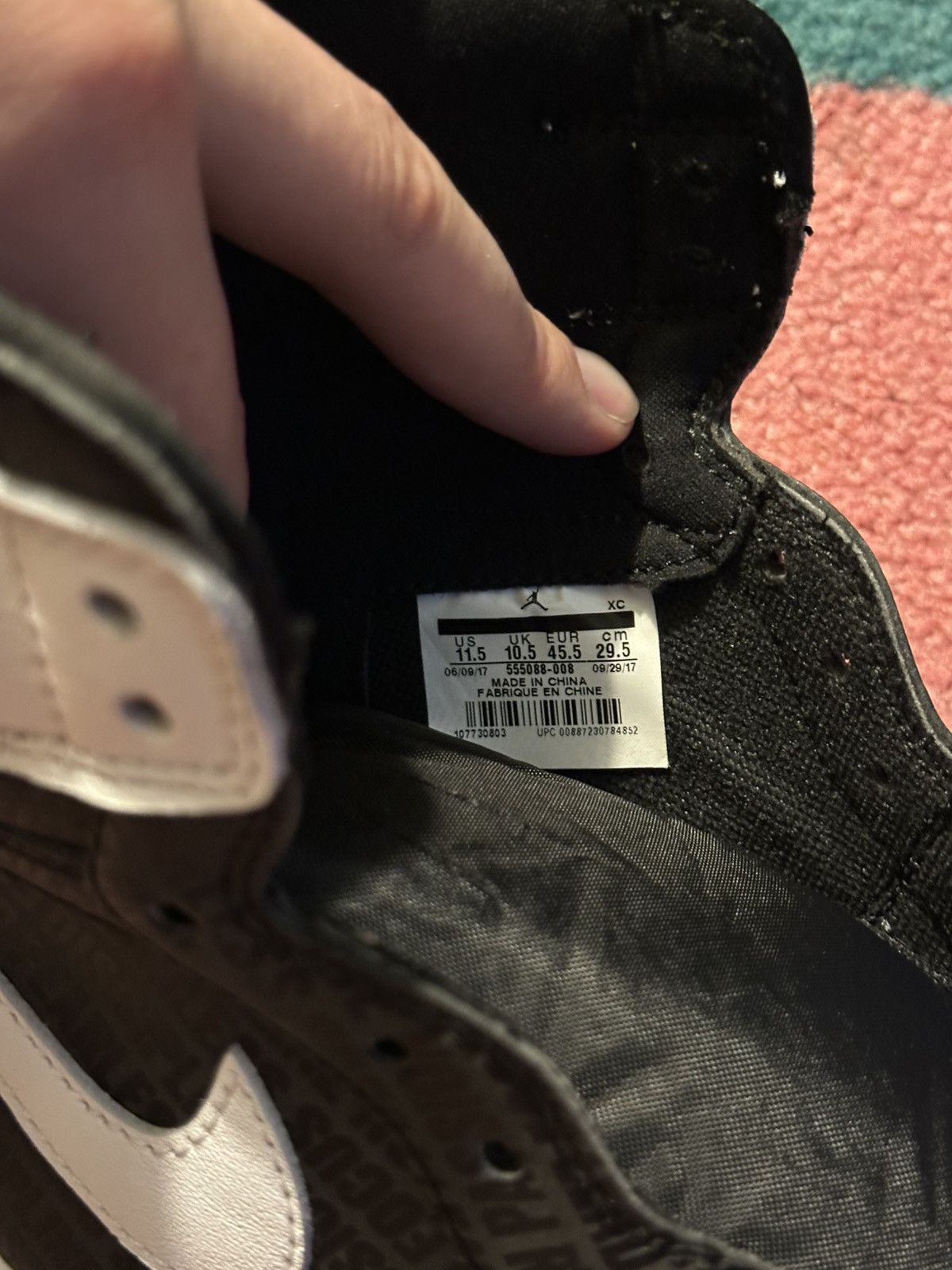 Jordan Brand Air Jordan 1 Retro High RE2PECT (Derek Jeter) Size US 11.5 / EU 44-45 - 8 Thumbnail