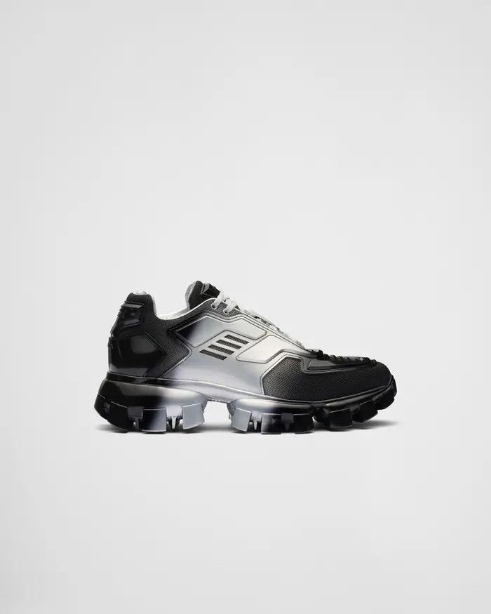 Prada os11x0226 Cloudbust Thunder Sneakers In Silver/Black Size US 12 / EU 45 - 1 Thumbnail
