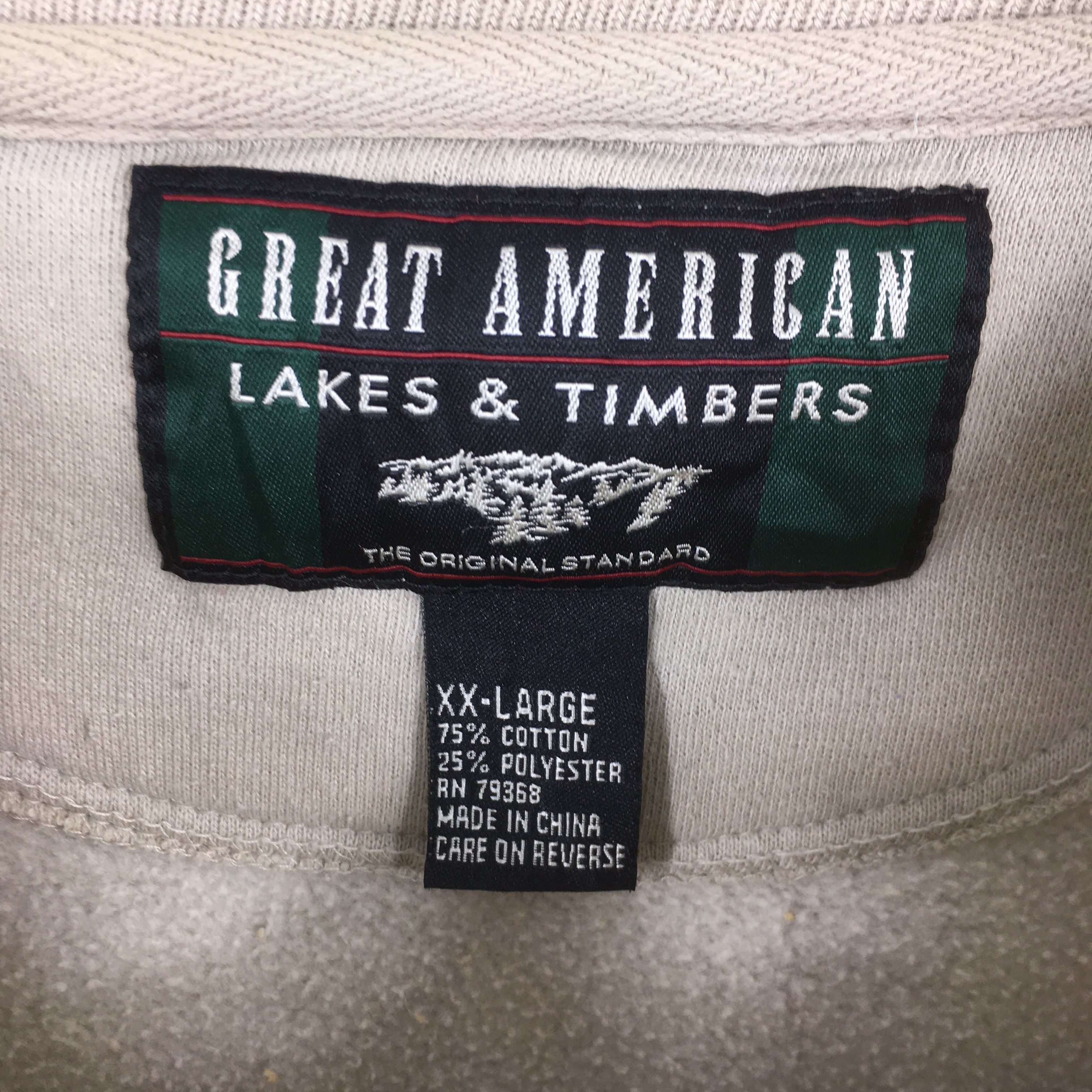 Habitat Vintage American Wilderness Fish Sweatshirt 2XLarge Size US XXL / EU 58 / 5 - 5 Thumbnail