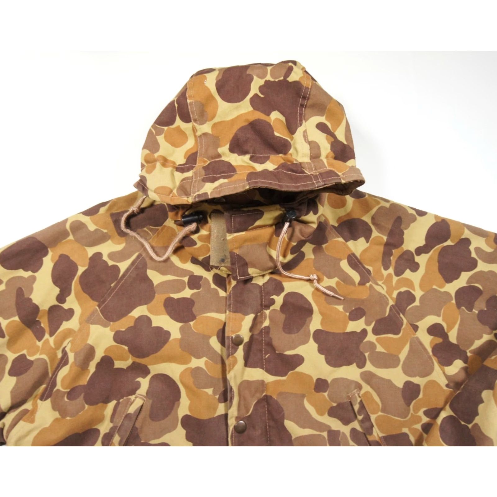 Vintage VINTAGE Gamehide Camouflage Hunting Jacket Men Medium Hooded Canvas Outdoor Military Style Fall Spring Winter Mens Size US M / EU 48-50 / 2 - 2 Thumbnail