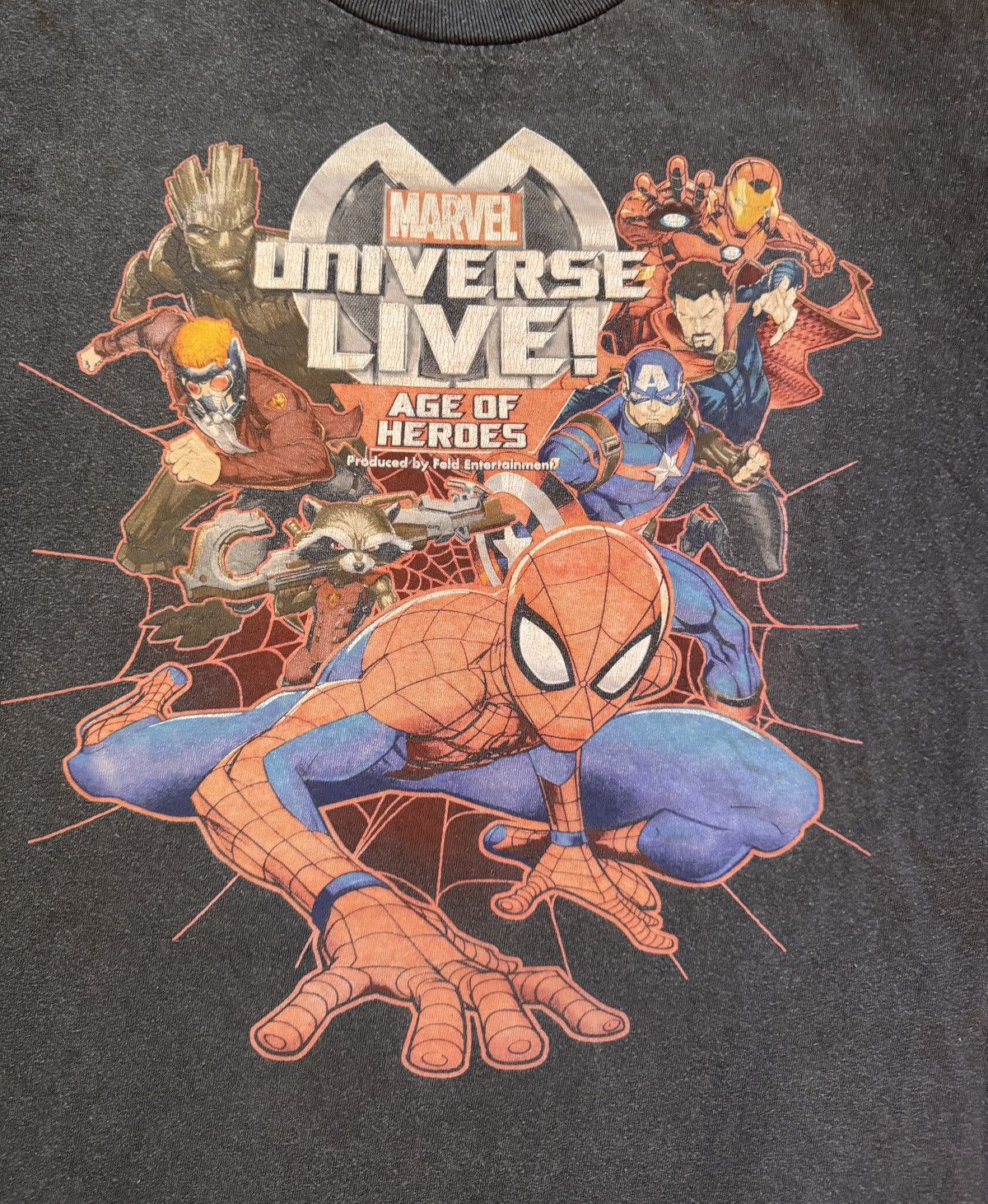 Vintage Marvel Universe Live Age Of Heroes T-shirt Vintage Size US XL / EU 56 / 4 - 2 Thumbnail