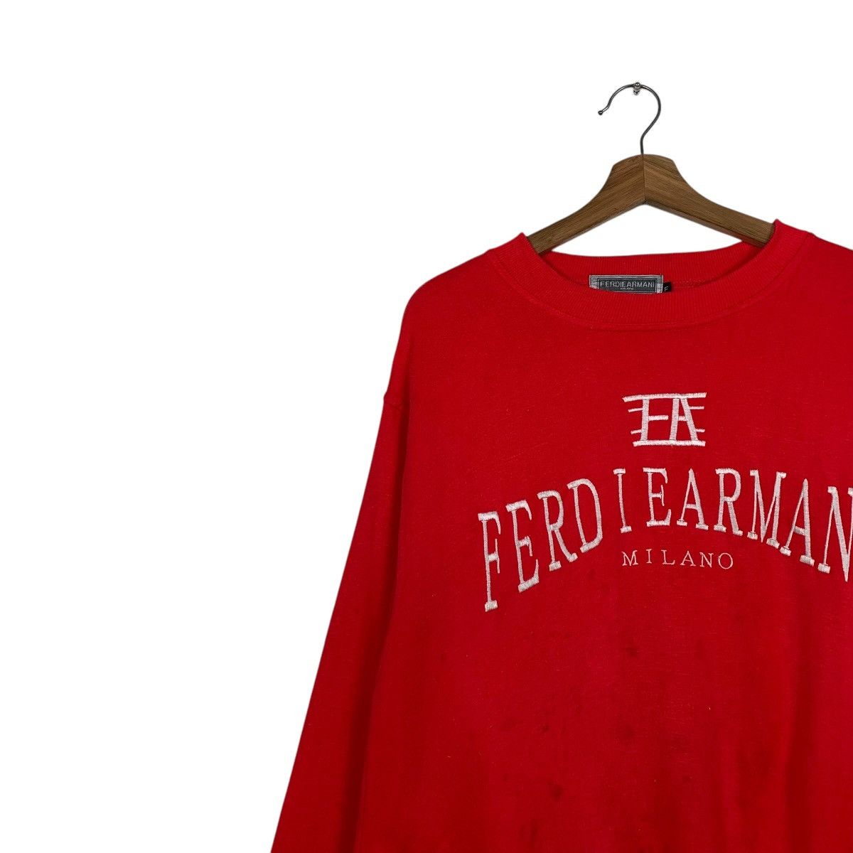 Japanese Brand Ferdie Armani Milano Crewneck Sweatshirt Size US M / EU 48-50 / 2 - 6 Thumbnail
