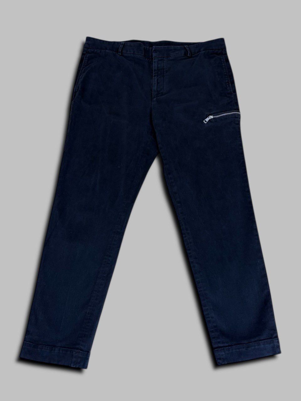 Moncler Moncler Black Cotton Twill Trousers Zip Pocket Pants Size US 36 / EU 52 - 2 Thumbnail