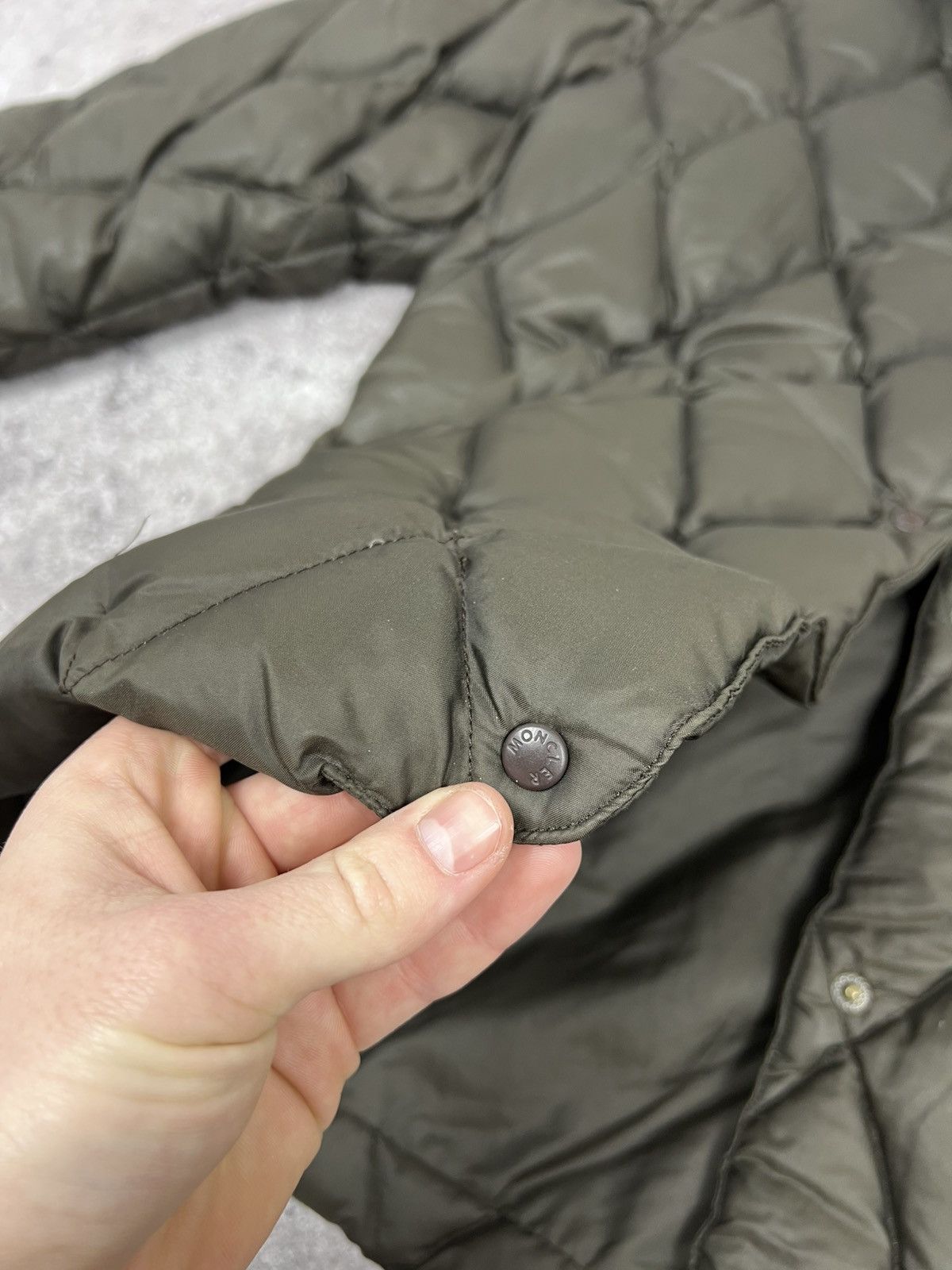 Moncler Vintage Moncler Down Quilted Jacket Button Size L / US 10 / IT 46 - 10 Thumbnail