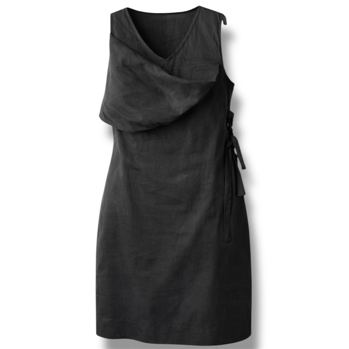 Sarah Pacini SARAH PACINI RARE ASYMMERIC MID LENGTH LINEN DRESS SIZE 2 Size XS / US 0-2 / IT 36-38 - 1 Thumbnail