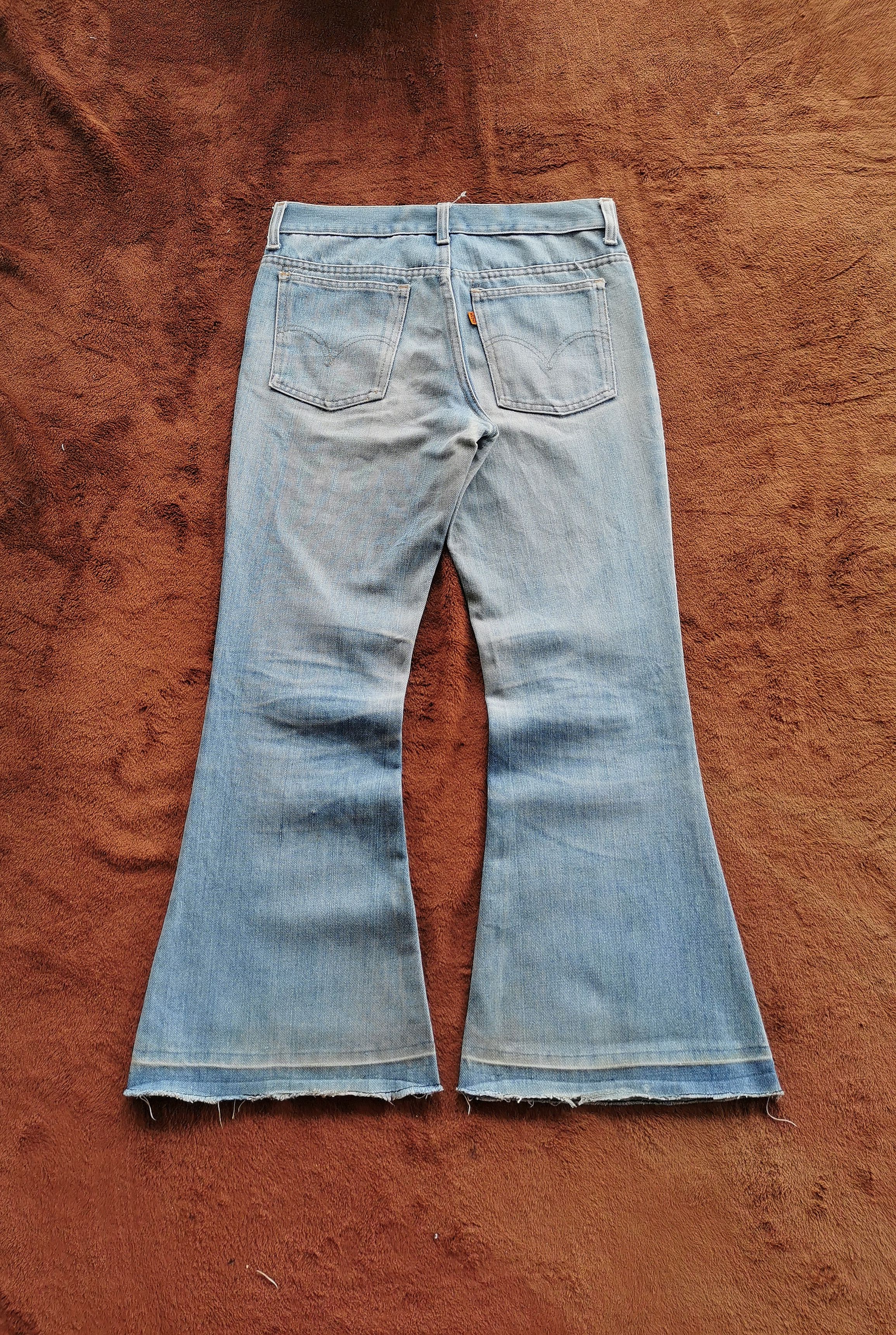 Levi's 70s-80s era LEVIS flare vintage orange tag RARE Size US 30 / EU 46 - 2 Thumbnail