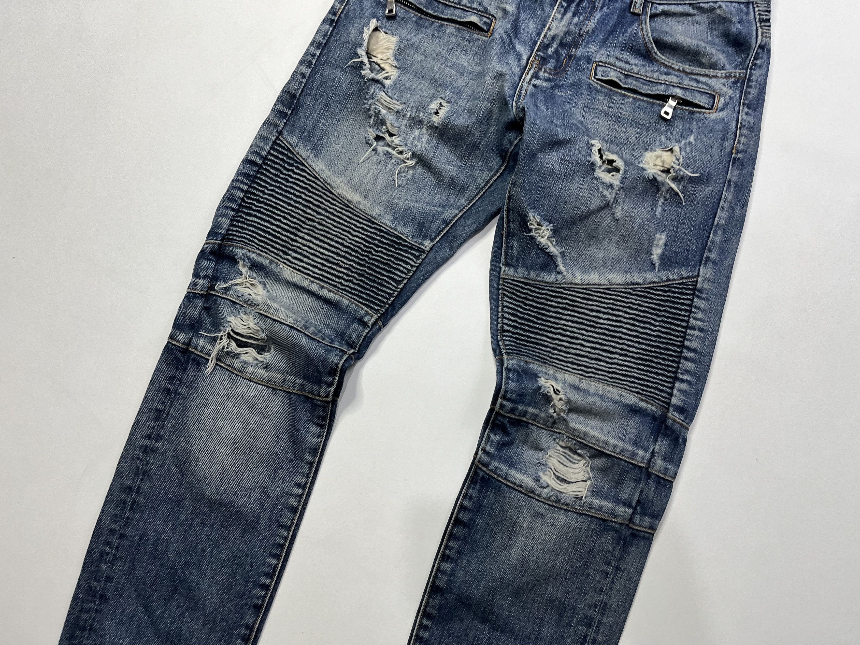 Embellish Embellish biker destroyed jeans Size US 33 - 3 Thumbnail