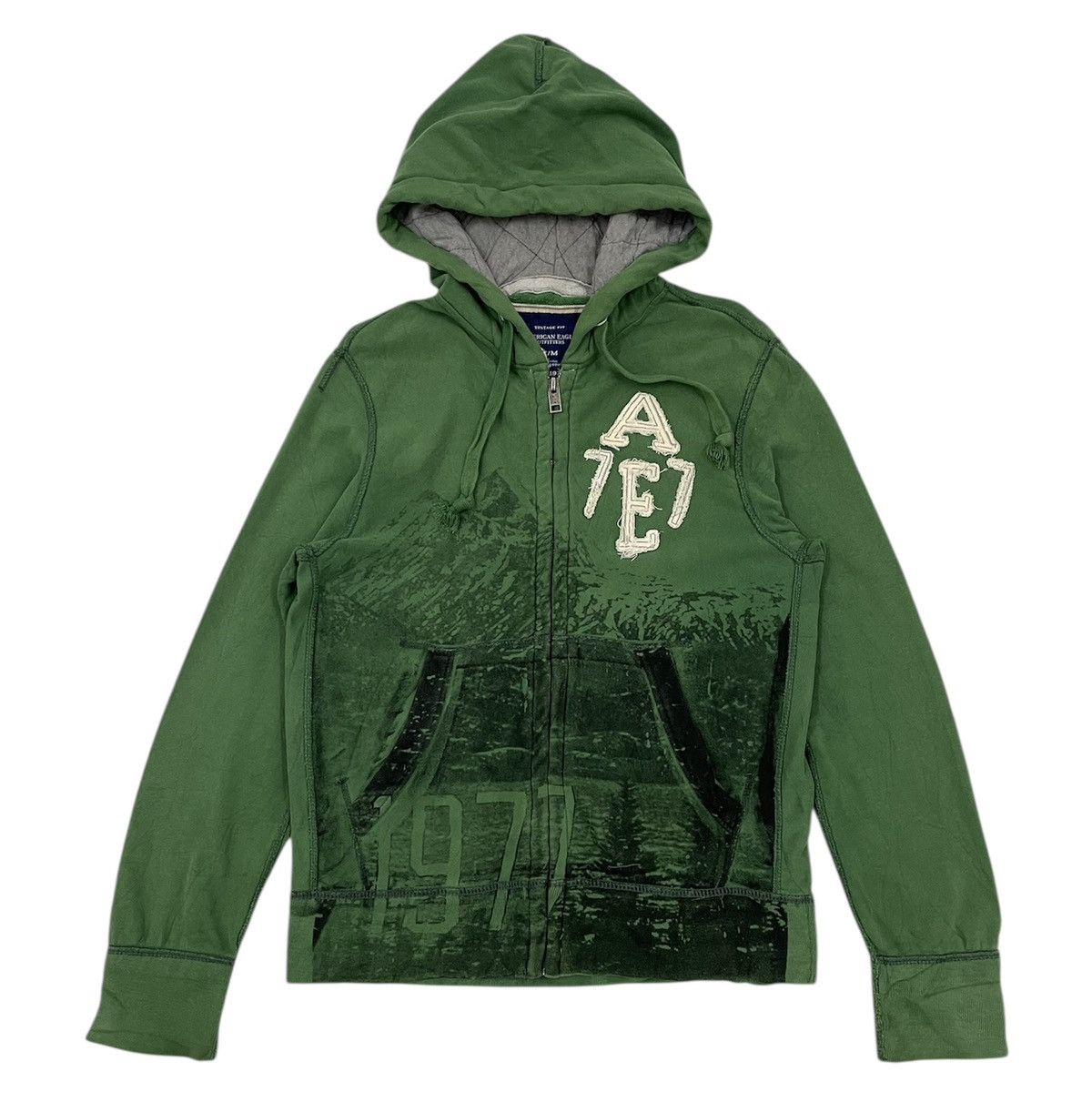 American Eagle Outfitters Vintage Fit American Eagle Zipper Sweater Jacket Hoodie Size US M / EU 48-50 / 2 - 1 Thumbnail
