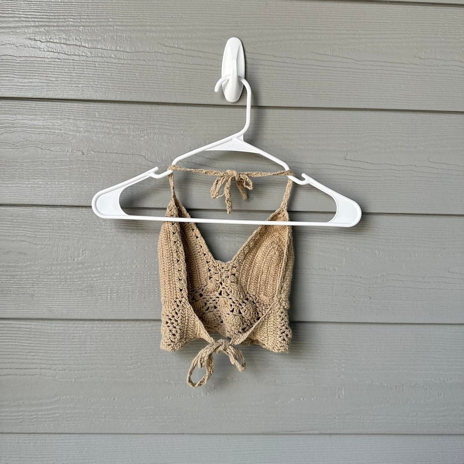 Other Tan and cream crochet tank top Size XS / US 0-2 / IT 36-38 - 2 Thumbnail