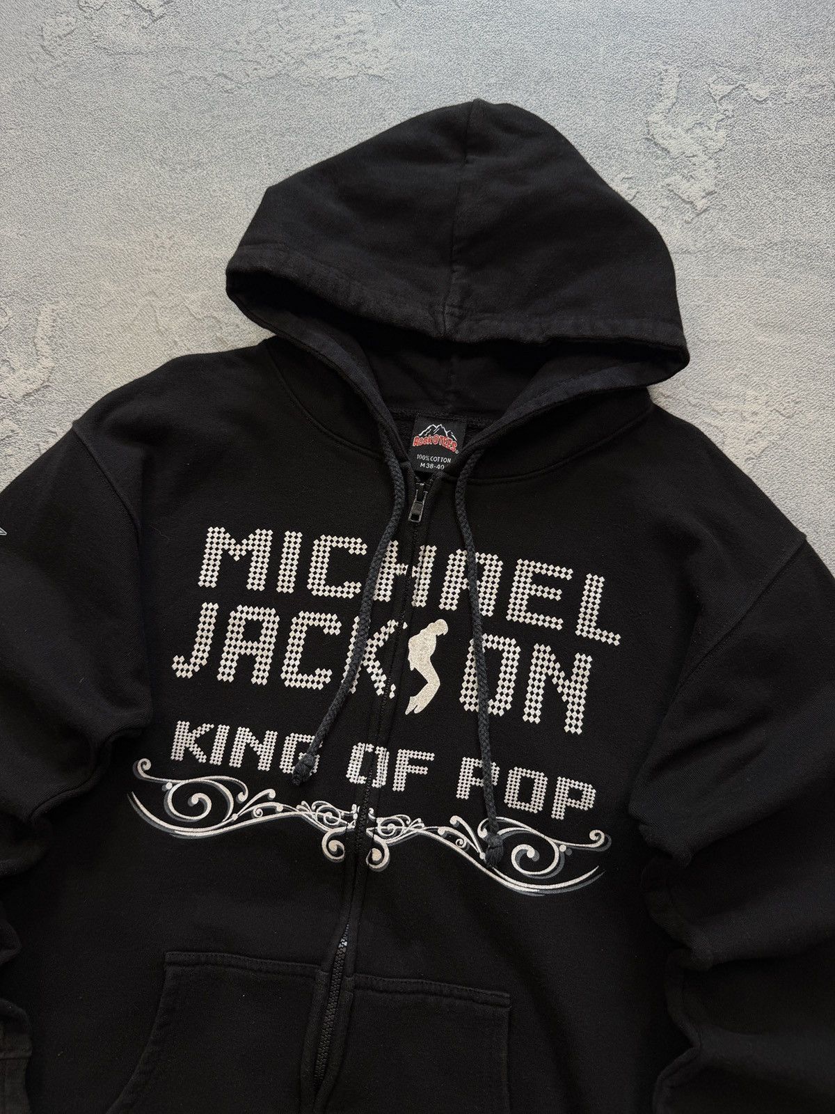 Band Tees Vintage Michael Jackson Overprint Zip Up Hoodie Size US M / EU 48-50 / 2 - 3 Thumbnail