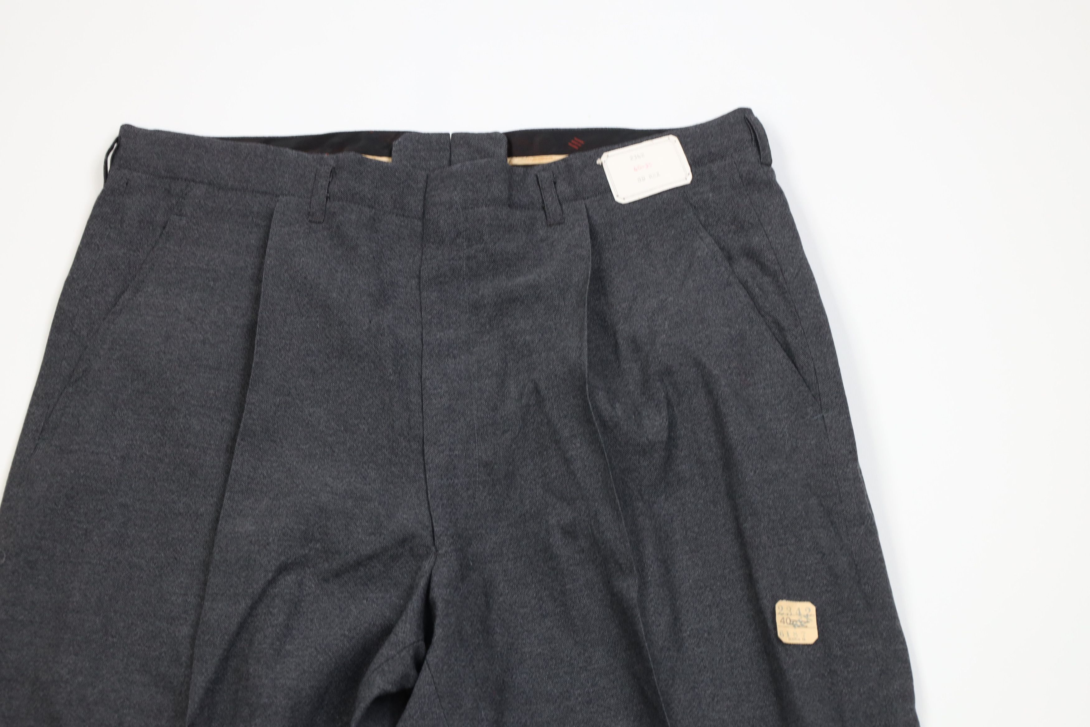 Vintage Deadstock Vintage 50s Hollywood Regency Chino Pants Trousers Size US 34 / EU 50 - 2 Thumbnail