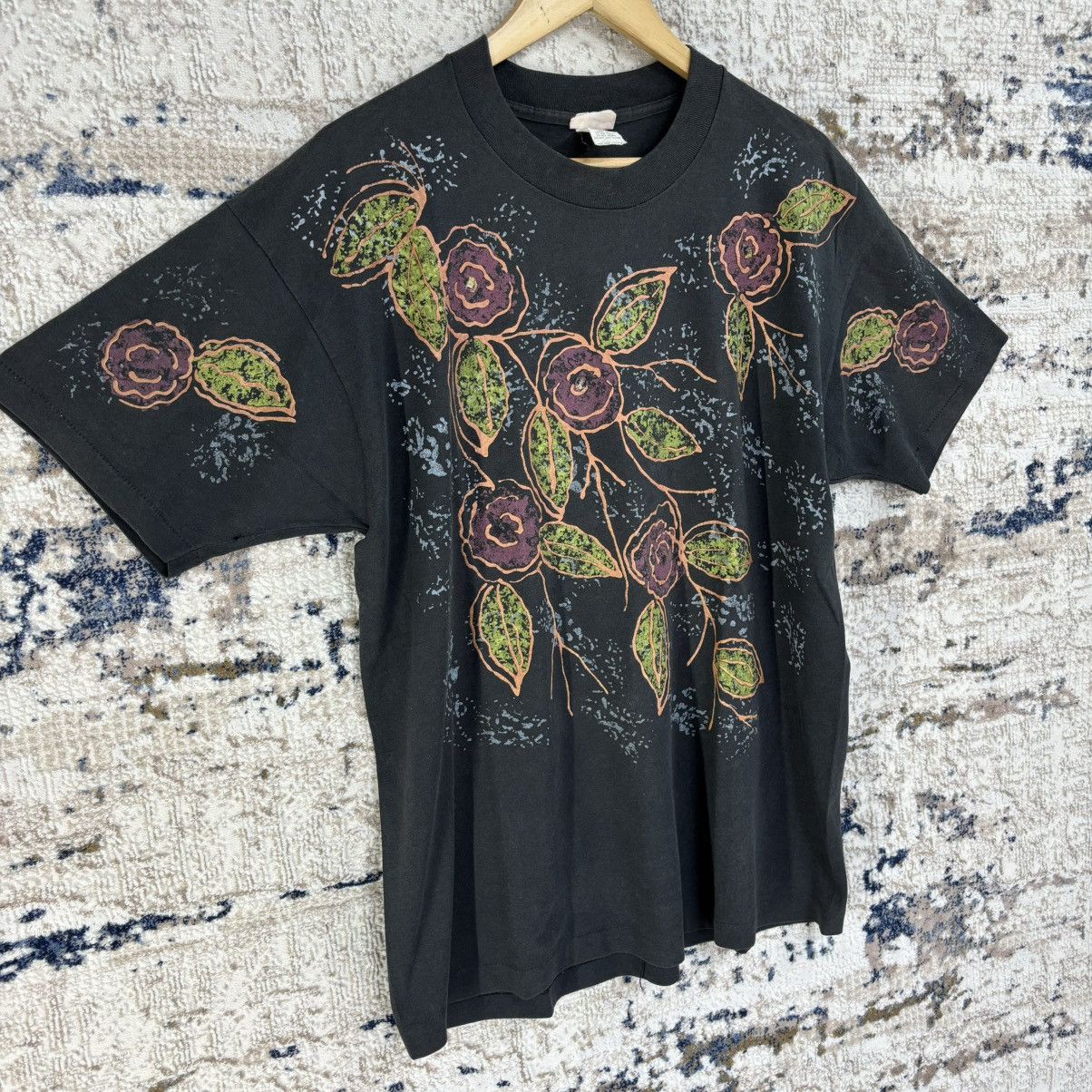 Vintage Vintage 80s Brush Works Custom Hand Painted Art T-shirt Size US L / EU 52-54 / 3 - 7 Thumbnail