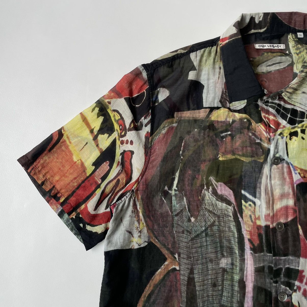 Our Legacy ‘Peace Crowd’ Print Box Shirt Size US M / EU 48-50 / 2 - 12 Thumbnail