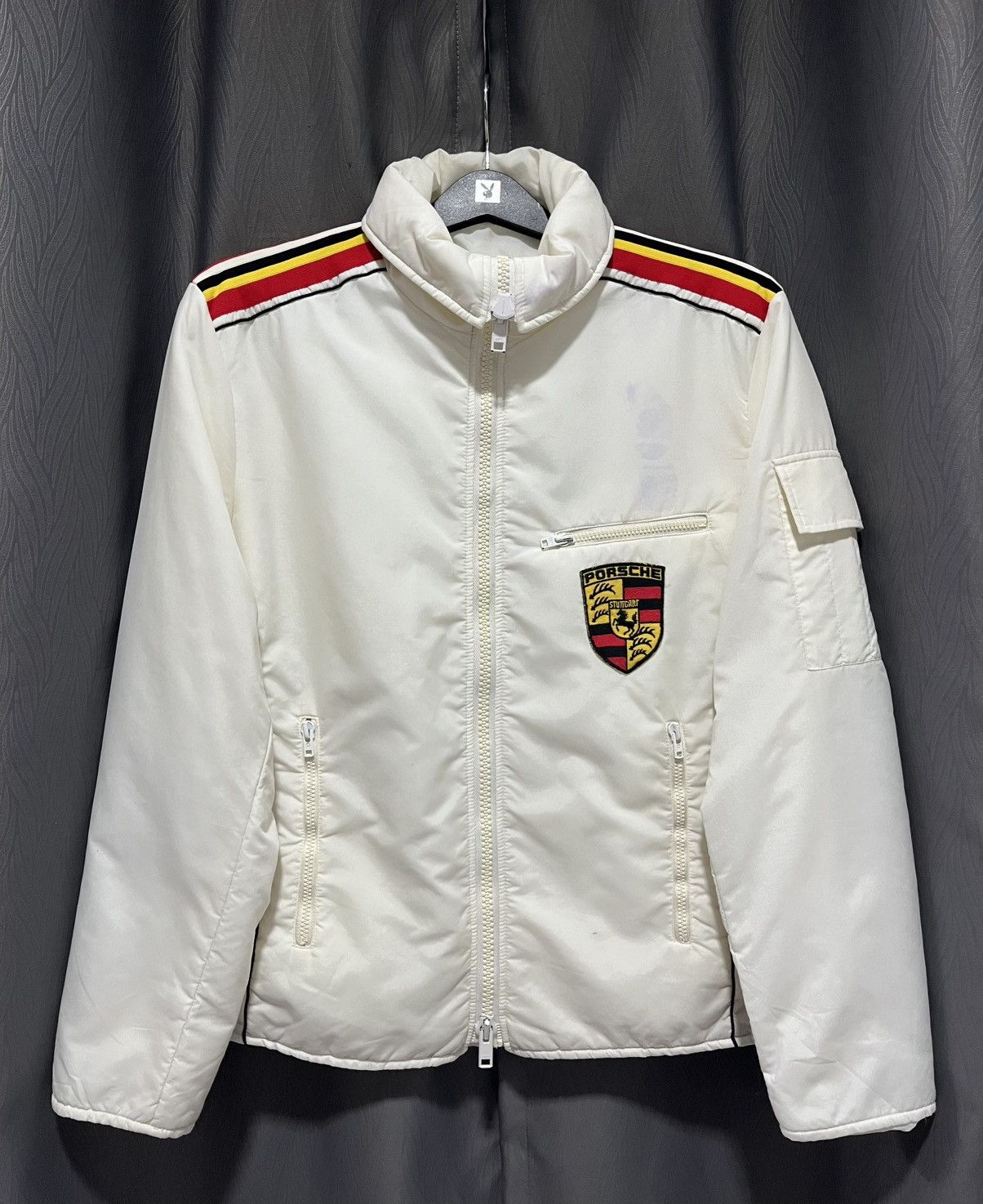 Porsche Design × Sports Specialties × Vintage RARE! Vintage 80s Porsche Ladies Down Jacket Size XL / US 12-14 / IT 48-50 - 1 Thumbnail