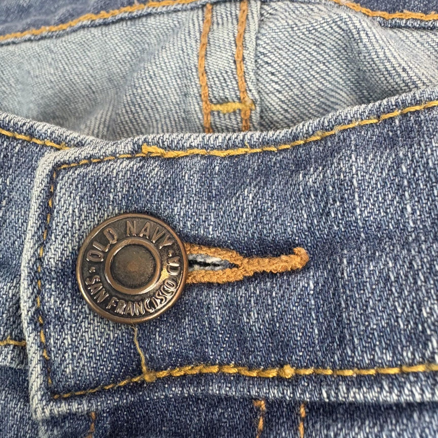 Old Navy Old Navy The Diva Jeans Womens 10 Blue Low Rise Skinny Stretch Denim 34x29 Size 32" / US 10 / IT 46 - 3 Thumbnail