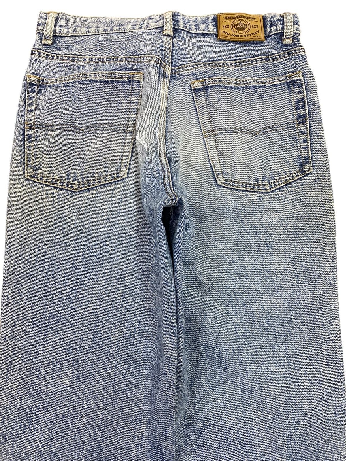 Big John Big John Acid Blue Wash Style Baggy Jeans Size US 30 / EU 46 - 4 Thumbnail