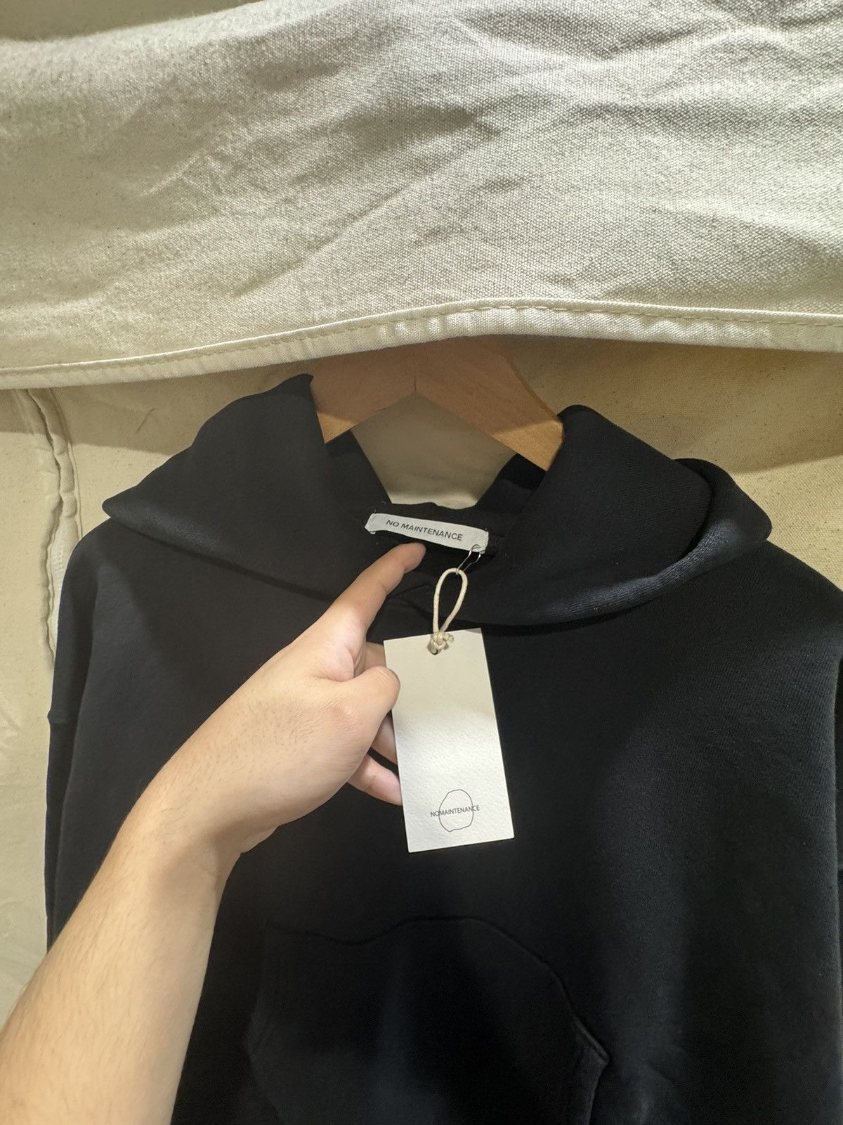 No Maintenance No Maintenance Darted Hoodie Black Small Size US S / EU 44-46 / 1 - 7 Thumbnail