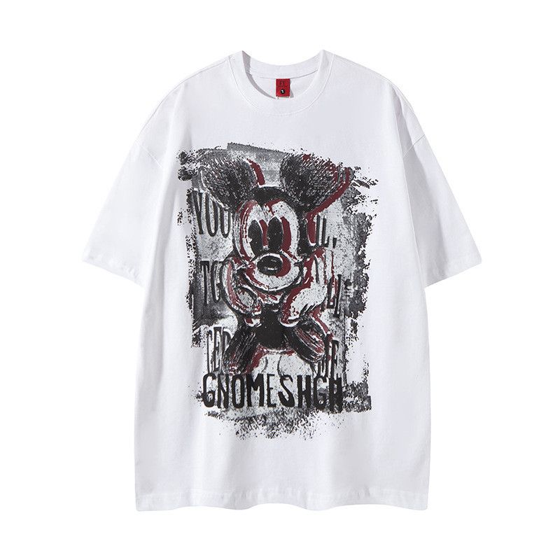 Japanese Brand × Vintage Cartoon high street Mickey Mouse print graffiti T-shirt Size US M / EU 48-50 / 2 - 1 Thumbnail