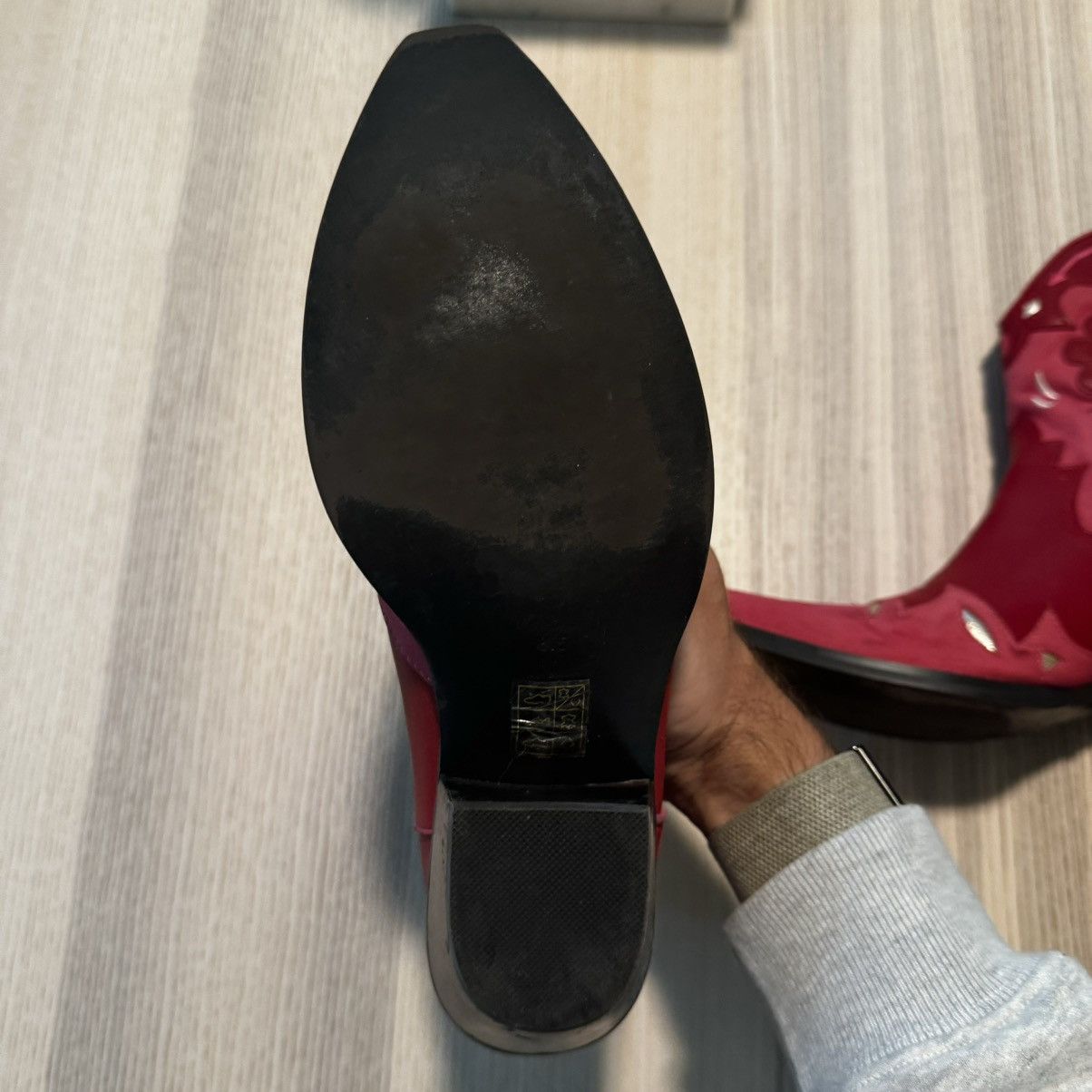 Jeffrey Campbell Jeffery Campbell Looney Cowboy Boot in Pink & Red - 8.5 Size US 8.5 / IT 38.5 - 5 Thumbnail