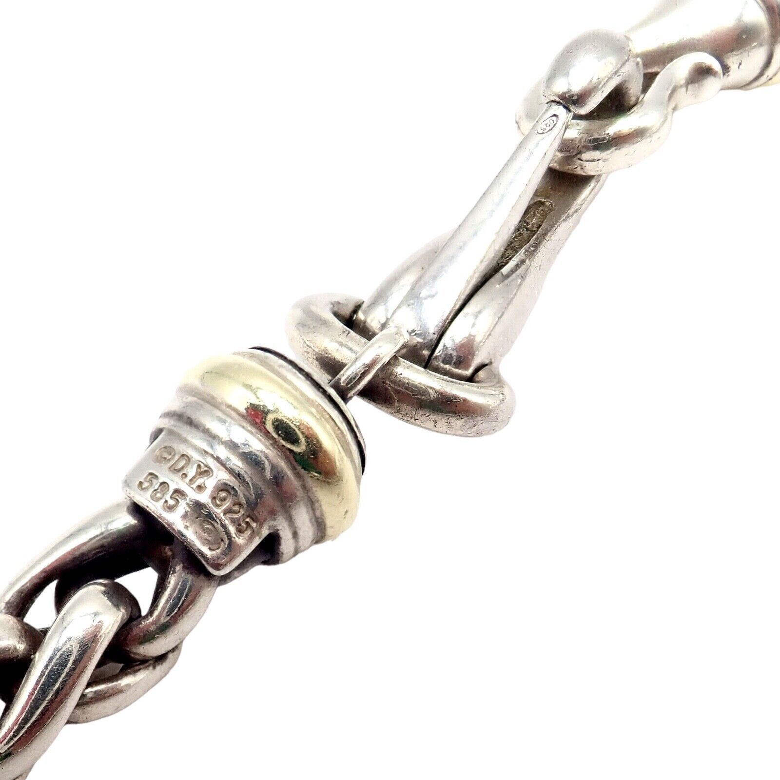 Silver 14k Yellow Gold Wheat 8.5mm Chain Necklace 16