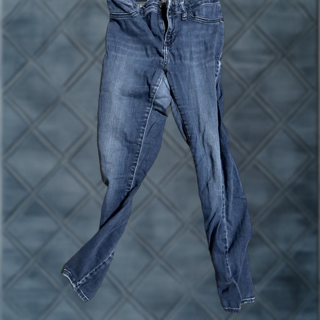 Calvin Klein Calvin Klein Jeans Blue Denim 27 Womens Mid Rise Straight Leg Regular Inseam 29 in Cotton Polyester Spandex Dark Wash Pants Size 27" / US 4 / IT 40 - 1 Thumbnail
