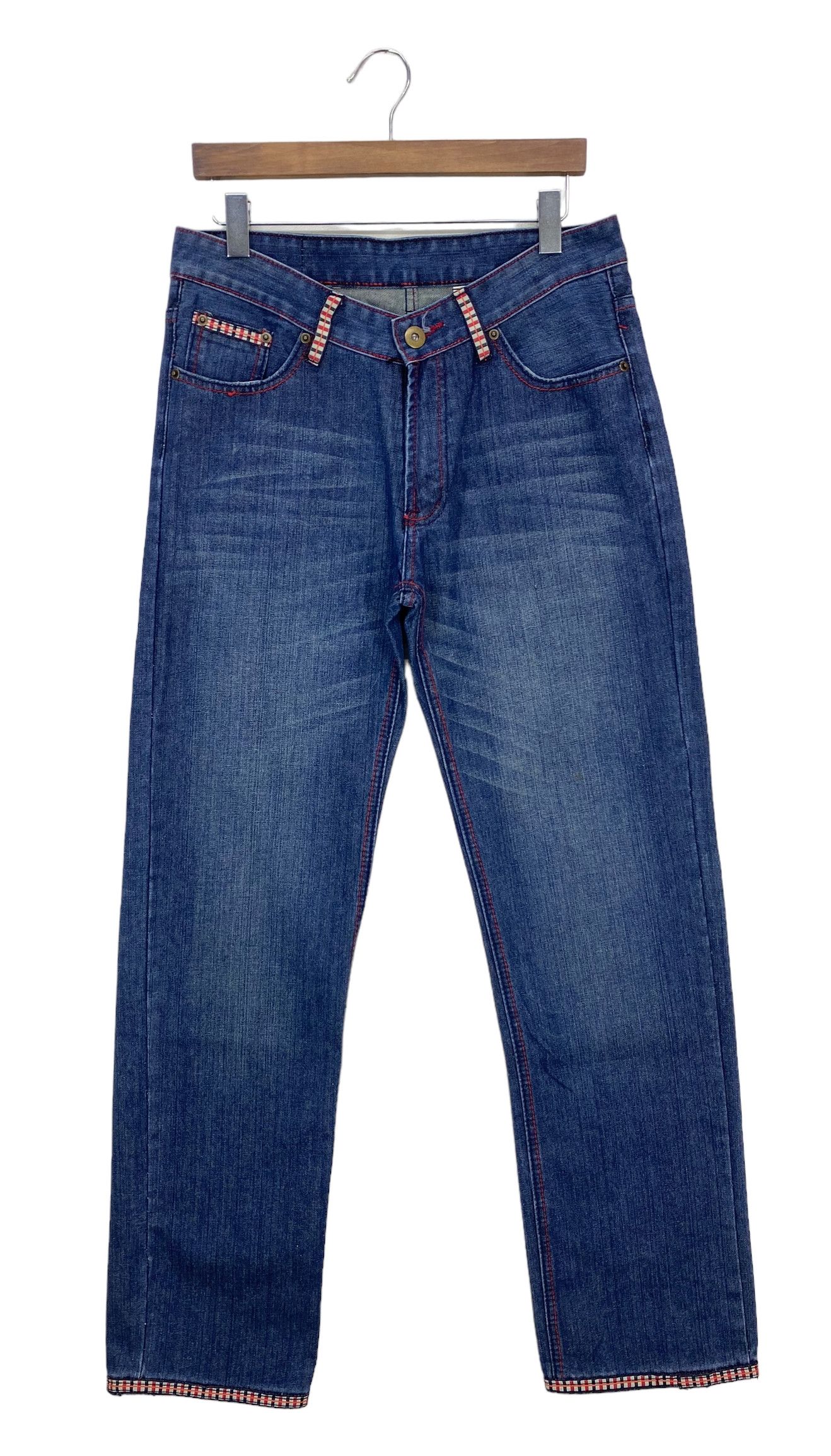 Japanese Brand Crazy Boy Japanese Baggy Jeans – X-Streetwear, Distressed Size US 32 / EU 48 - 2 Thumbnail