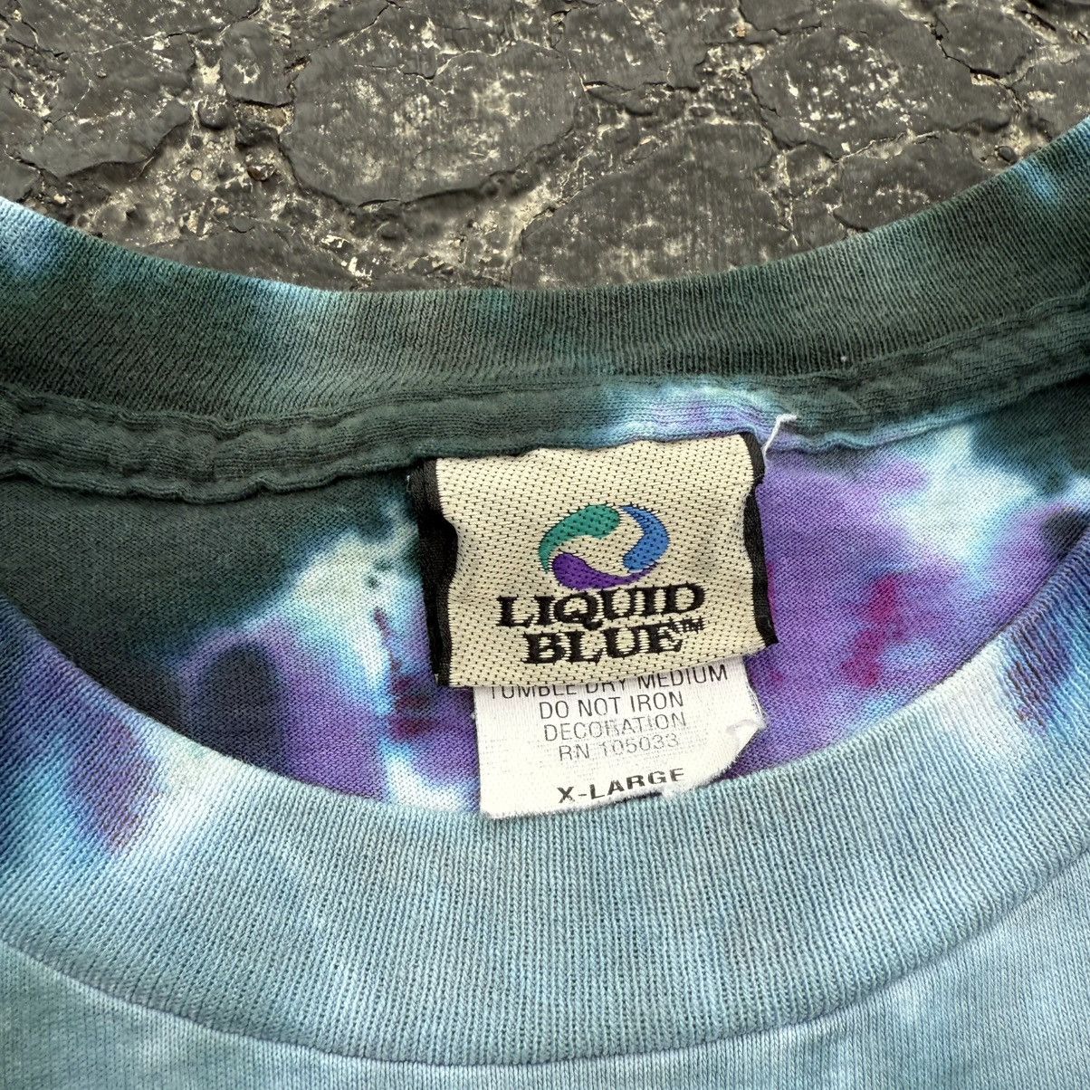 Liquid Blue × The Rolling Stones × Vintage Vintage Rolling Stones Tattoo Tye Dye Shirt Single Stitch XL Size US XL / EU 56 / 4 - 4 Thumbnail