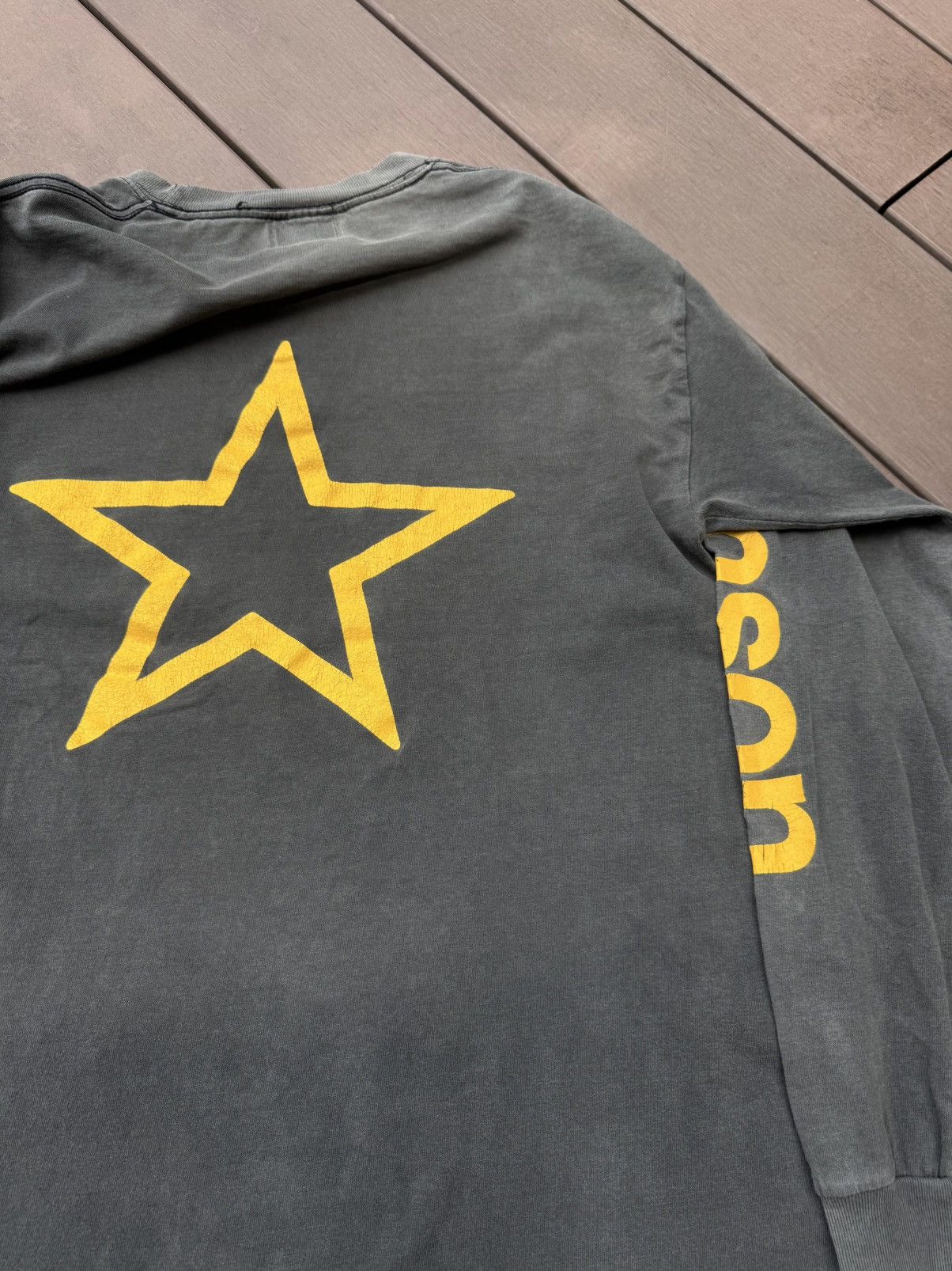 Vanson Leathers FADED 90s Vanson Leathers Star Long Sleeve Tee Size US M / EU 48-50 / 2 - 2 Thumbnail