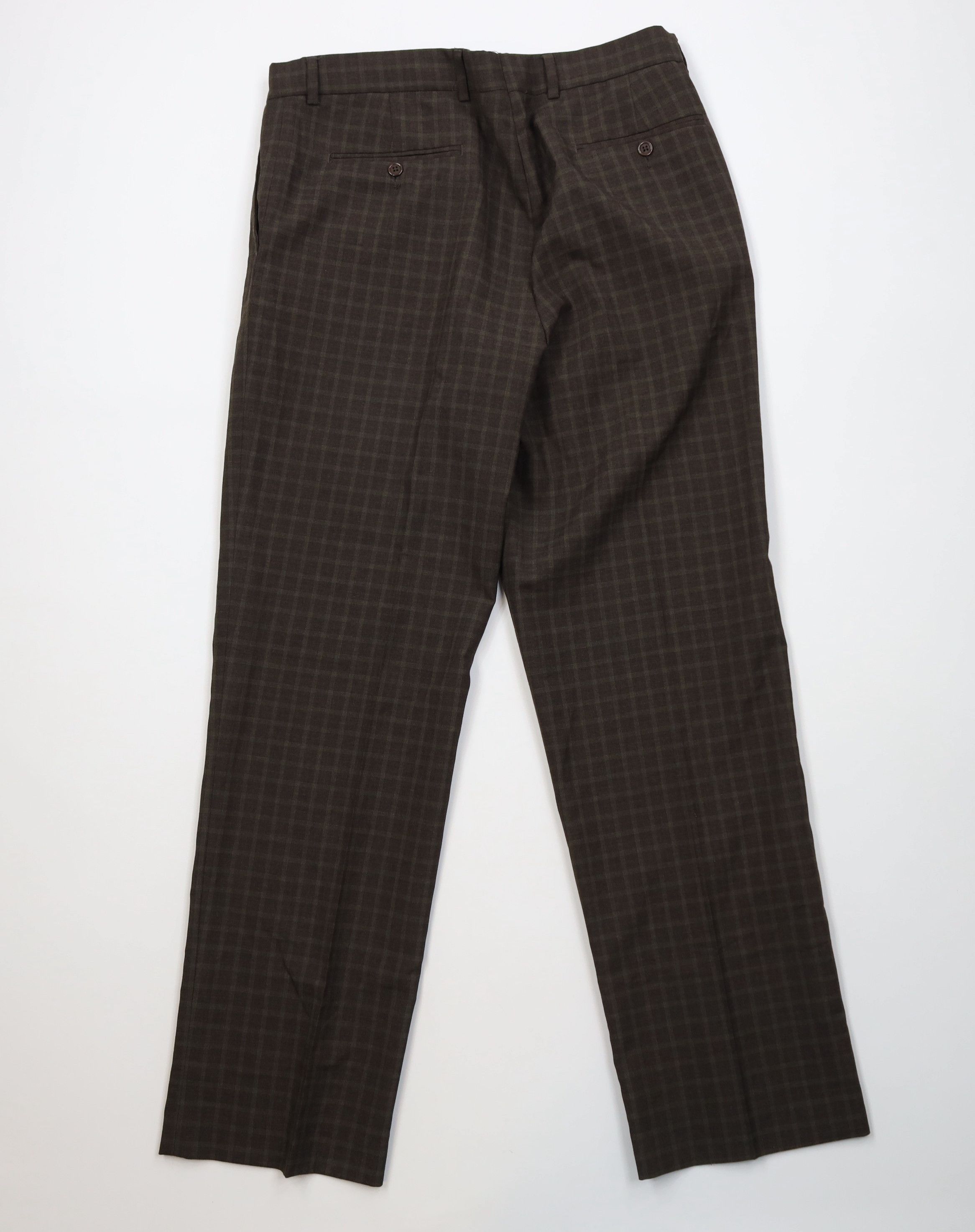 Vintage Vintage Y2K Streetwear Wide Leg Chino Pants Brown Plaid Size US 34 / EU 50 - 9 Thumbnail