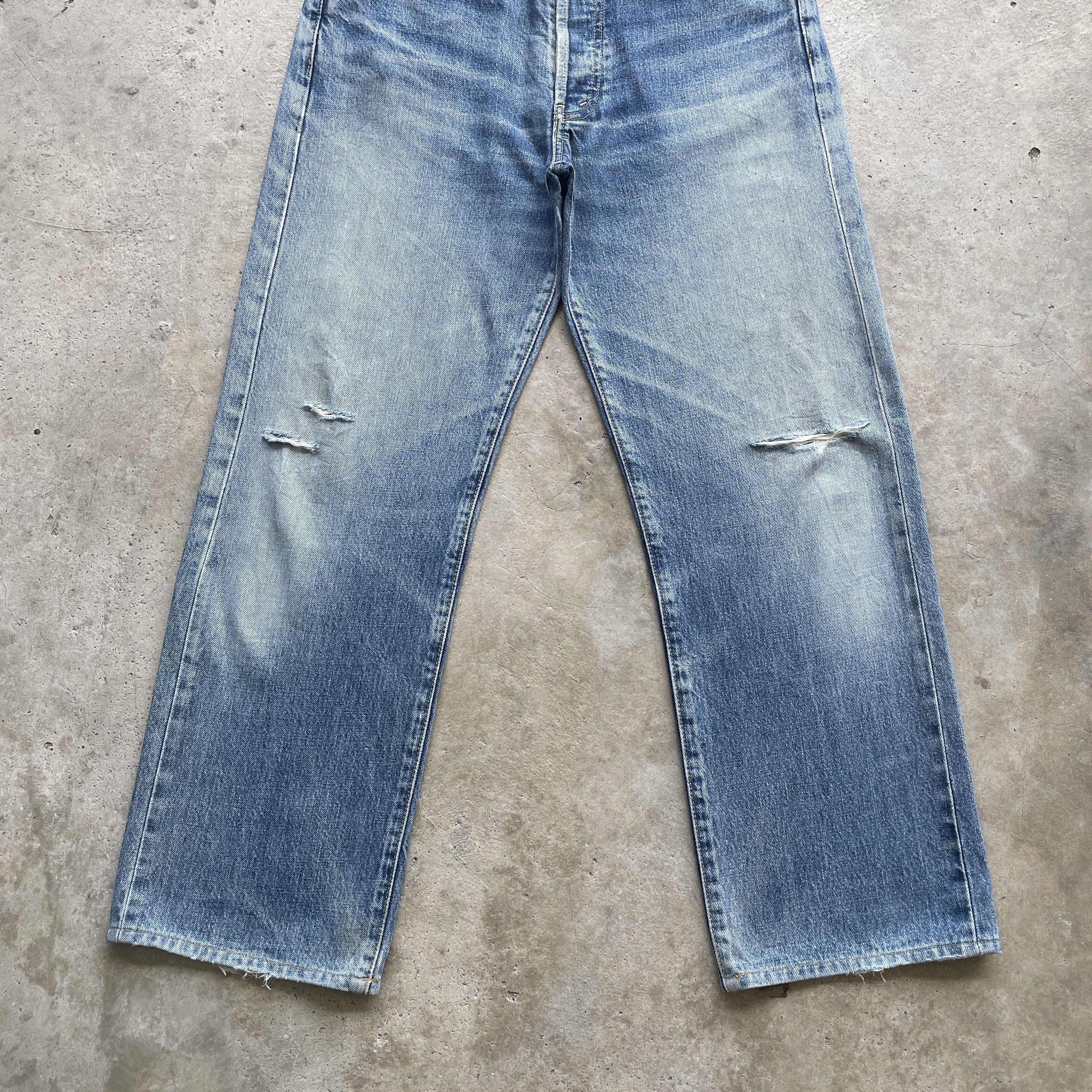 Levi's VINTAGE LEVI’S 503B FADED JEANS REDLINE DISTRESSED PANTS W30 Size US 30 / EU 46 - 4 Thumbnail
