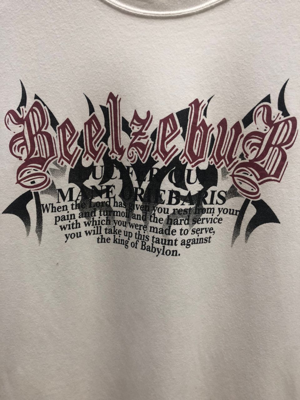 Band Tees Beelzebub Black Metal Live Tour Tees Size US L / EU 52-54 / 3 - 1 Thumbnail