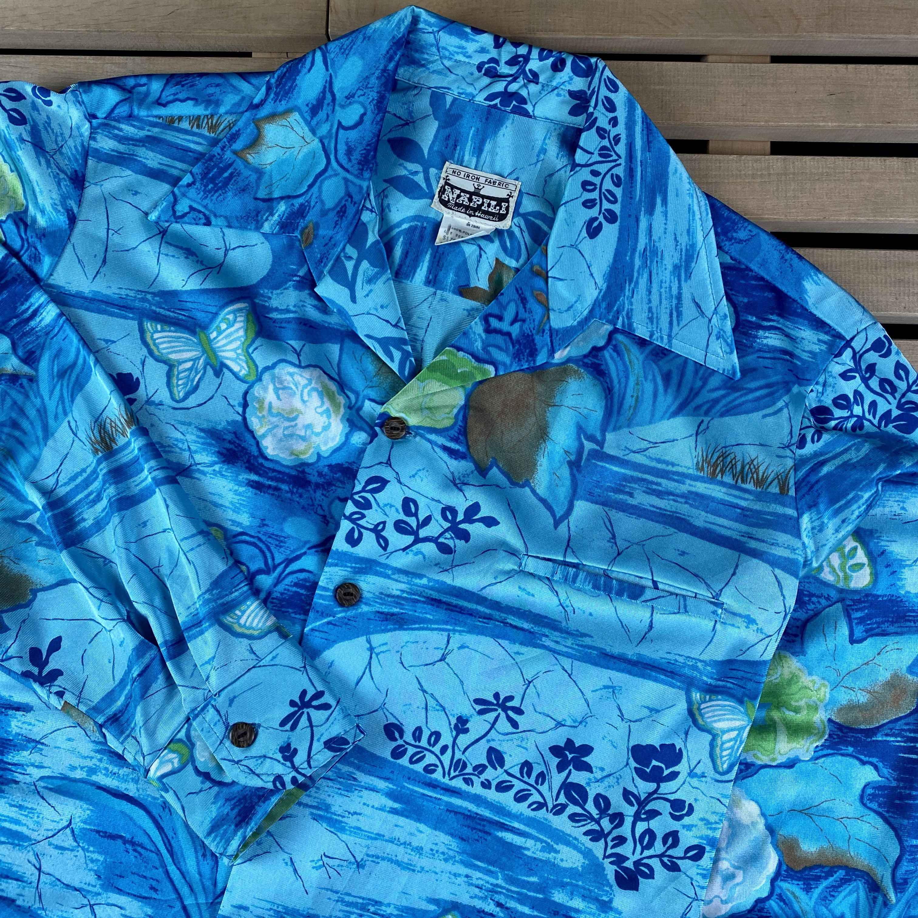 Vintage Mens Vintage Long Sleeve Crazy Shirt Napili Size L Size US L / EU 52-54 / 3 - 2 Thumbnail