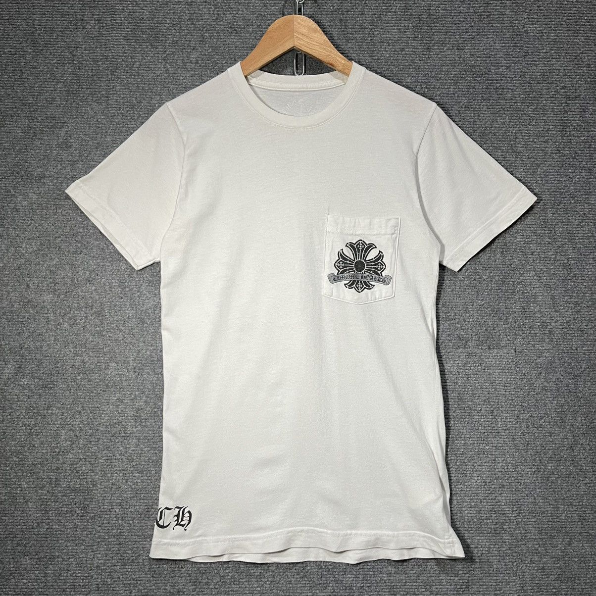 Chrome Hearts CHROME HEARTS BIG HORSESHOE POCKET TEE Size US S / EU 44-46 / 1 - 1 Thumbnail