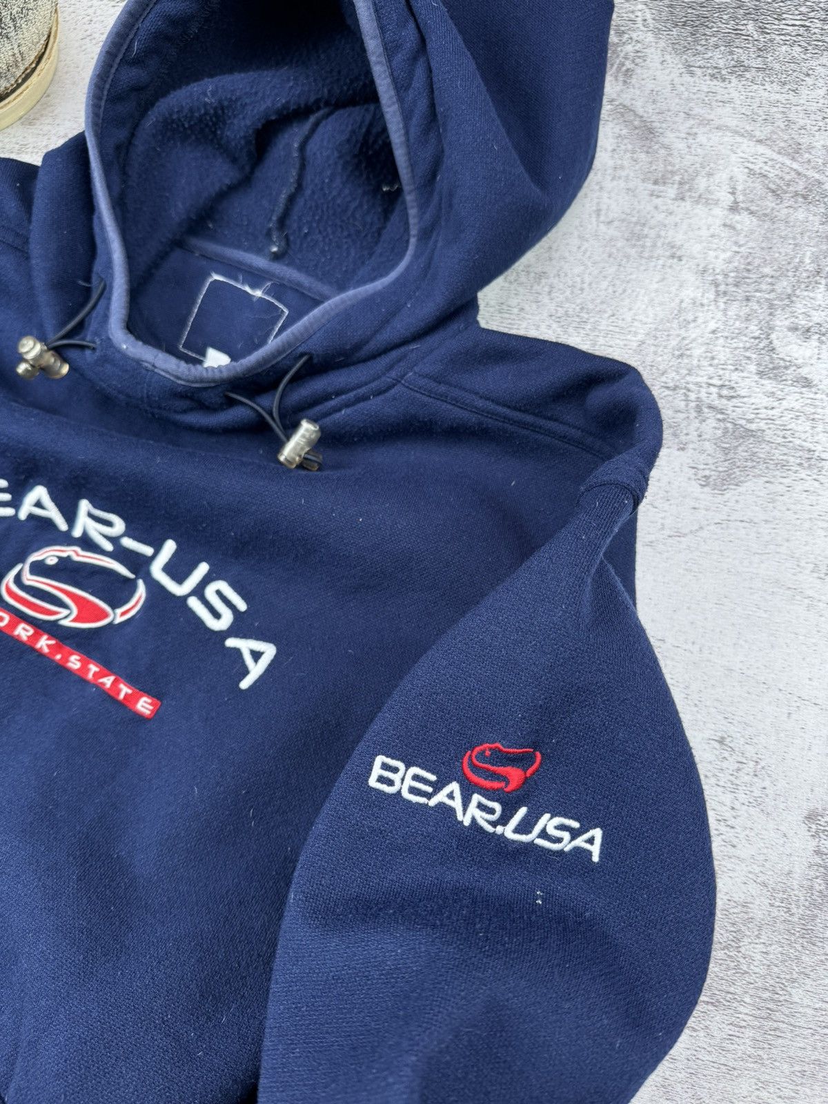 Rap Tees Vintage Blue Very Rare 1980S 90S Bear USA Hoodie Size US M / EU 48-50 / 2 - 12 Thumbnail