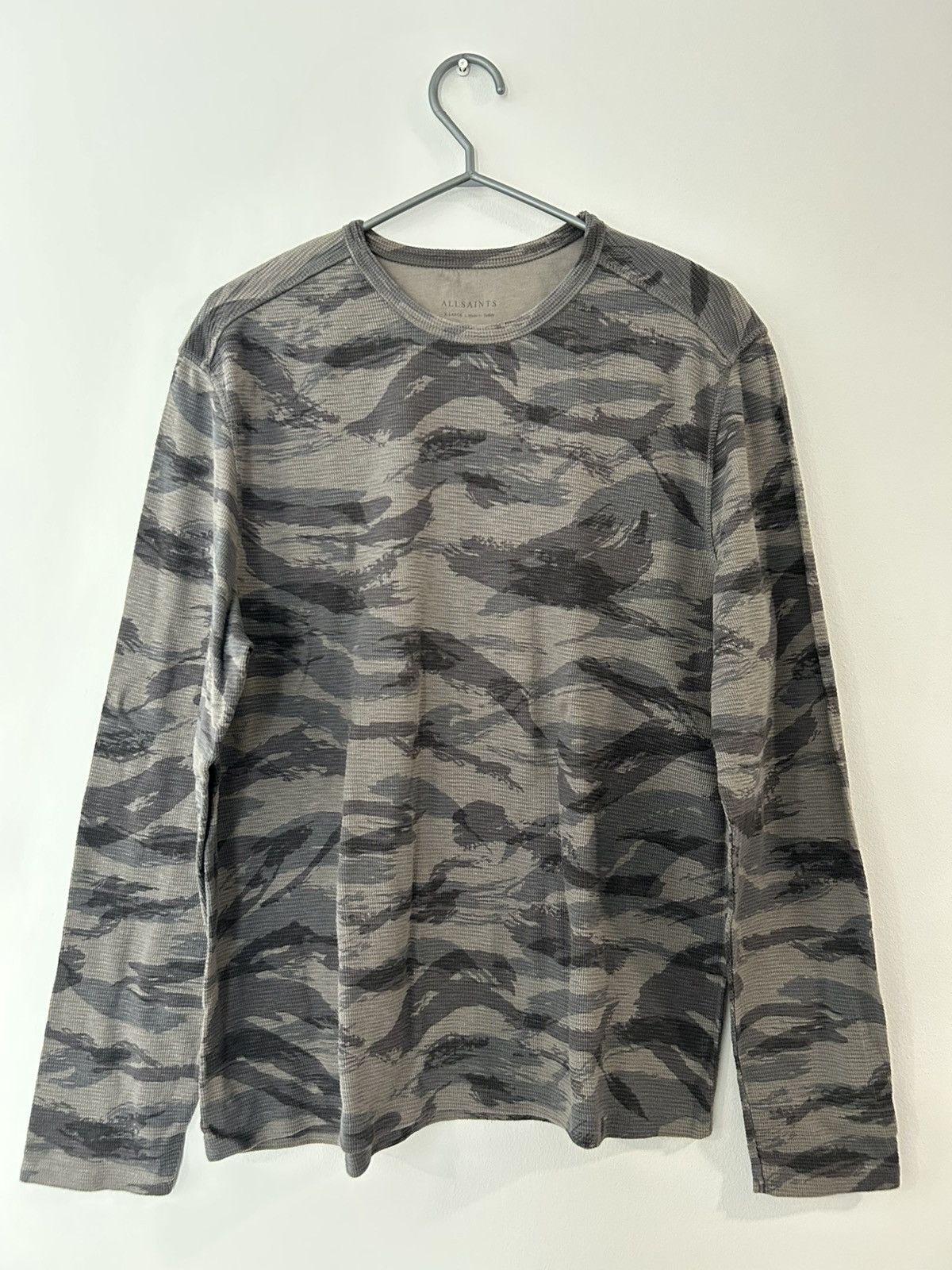 Allsaints AllSaints Camo Crewneck Size US XL / EU 56 / 4 - 1 Thumbnail