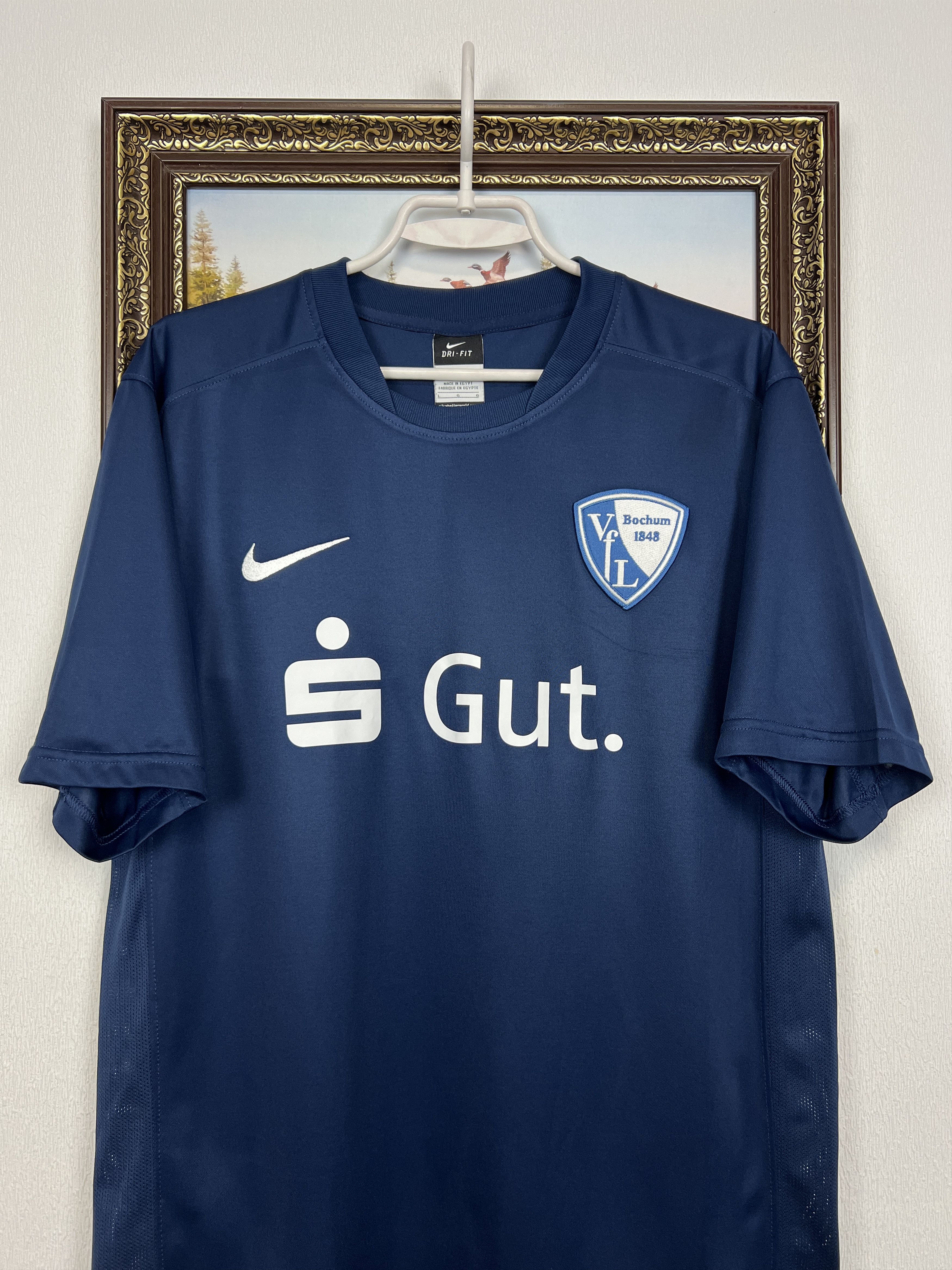 Nike VfL Bochum football shirt 2011 Soccer Blue Train Jersey Size US L / EU 52-54 / 3 - 2 Thumbnail
