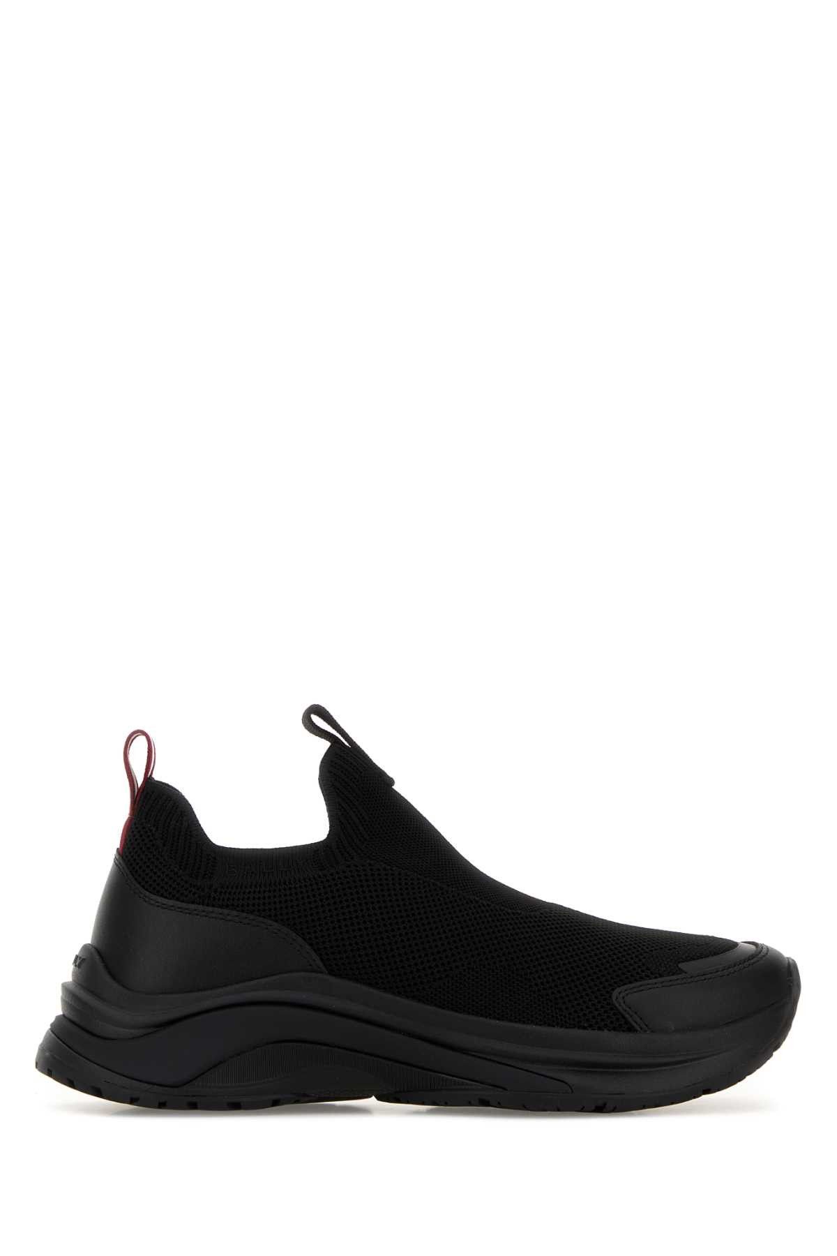 Bally Black Fabric Woge Slip Ons Size US 6 / EU 39 - 1 Thumbnail
