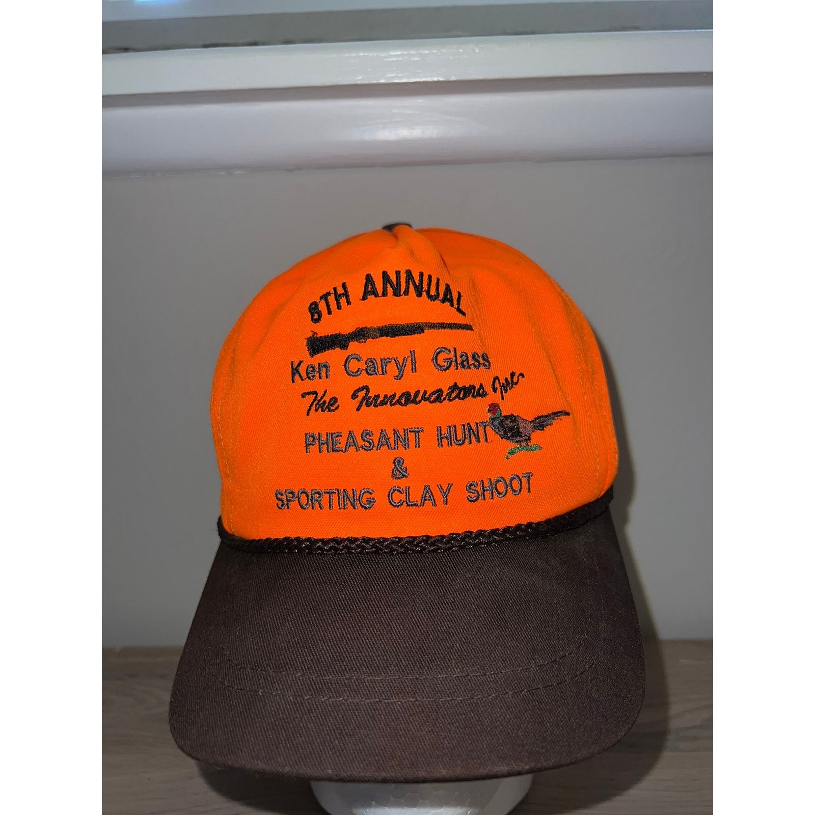 Vintage 90s Pheasant Hunt Sporting Clay Shoot Hat Headwear VTG Size ONE SIZE - 2 Thumbnail