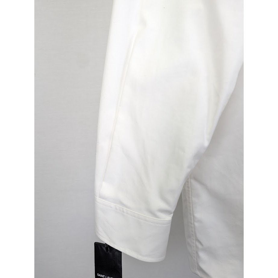 Saint Laurent Paris o1rshd1 Button Shirt in White Size US L / EU 52-54 / 3 - 6 Thumbnail
