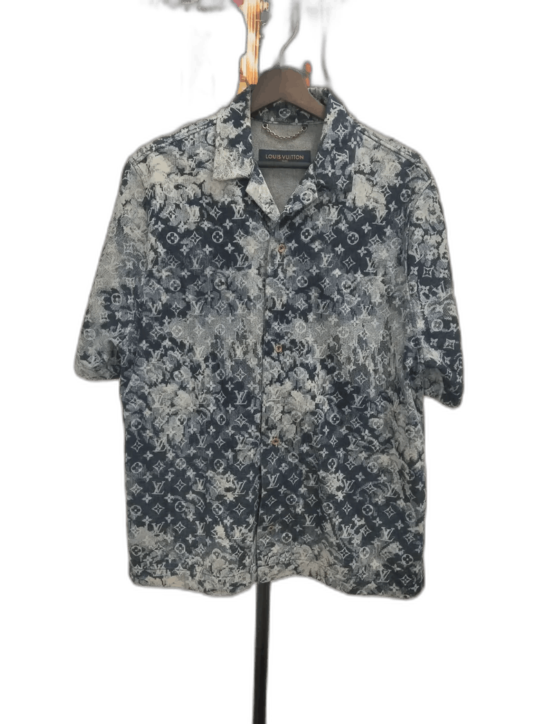 Louis Vuitton Louis Vuitton Denim Short Sleeve Shirt Size US M / EU 48-50 / 2 - 1 Thumbnail